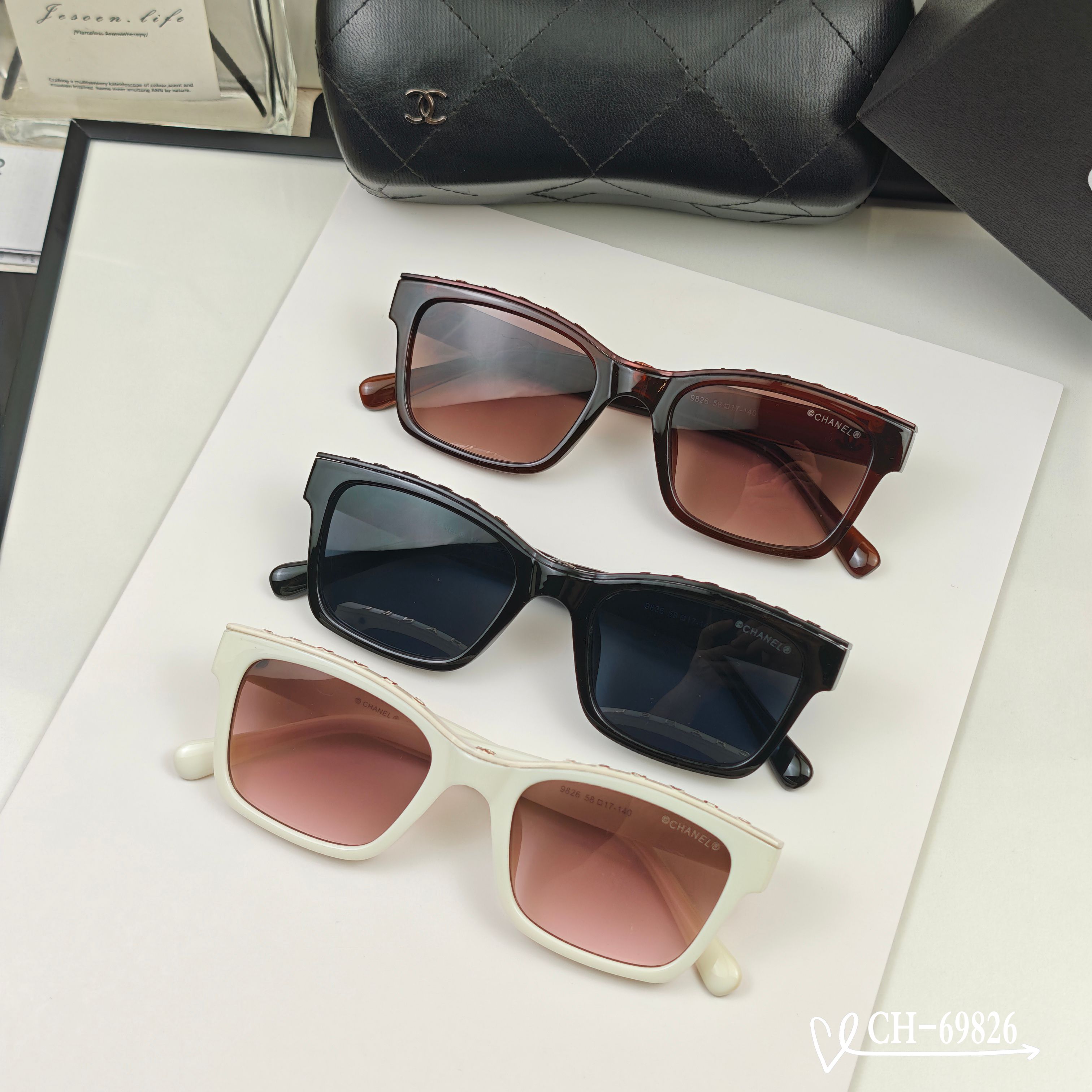 👓.【法国香奈儿-CHANEL】 🕶.【宝丽来树脂高清镜片】 ⭐️.【TR镜架-轻便佩戴舒适】 🌟.【s