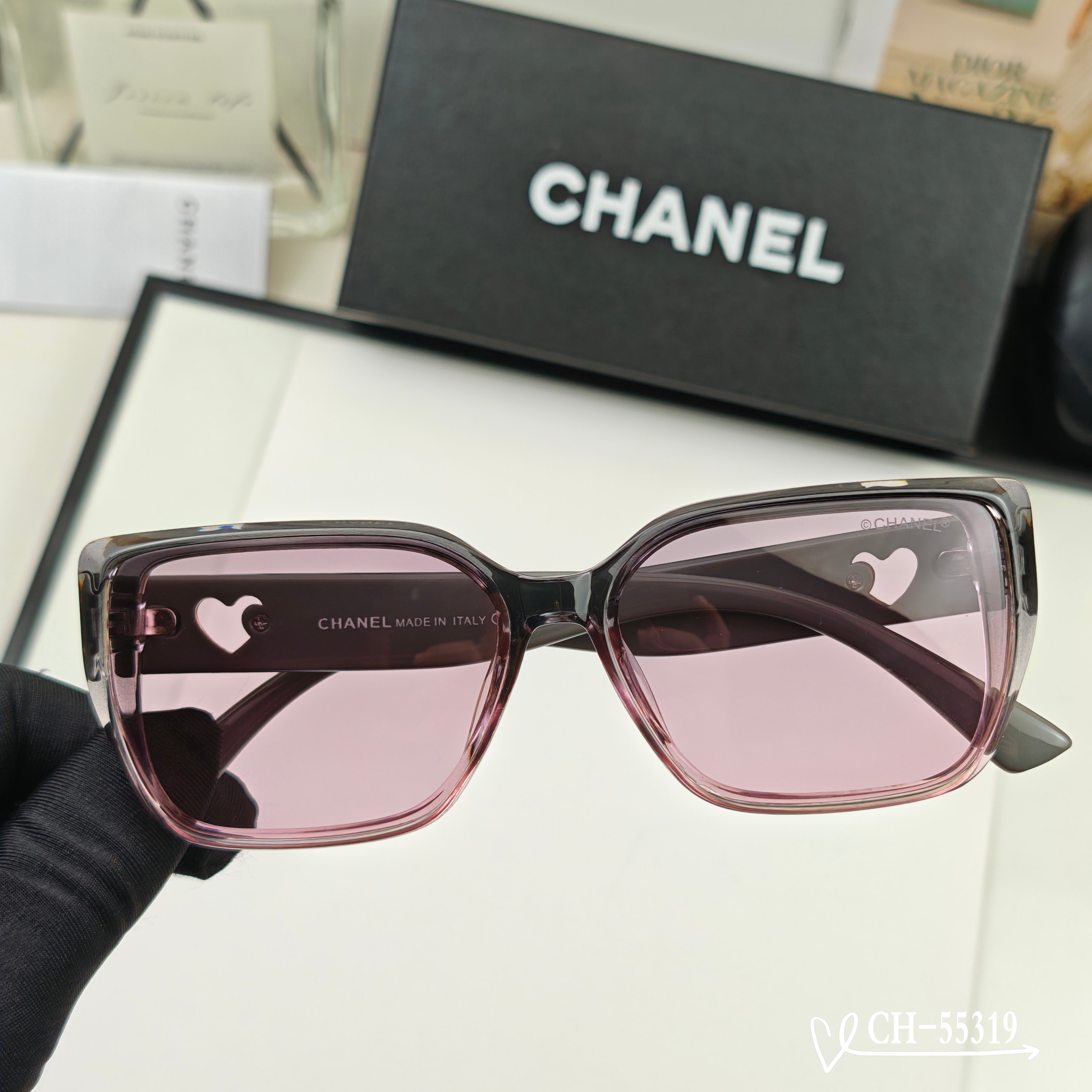 👓.【法国香奈儿-CHANEL】 🕶.【宝丽来树脂高清镜片】 ⭐️.【TR镜架-轻便佩戴舒适】 🌟.【s