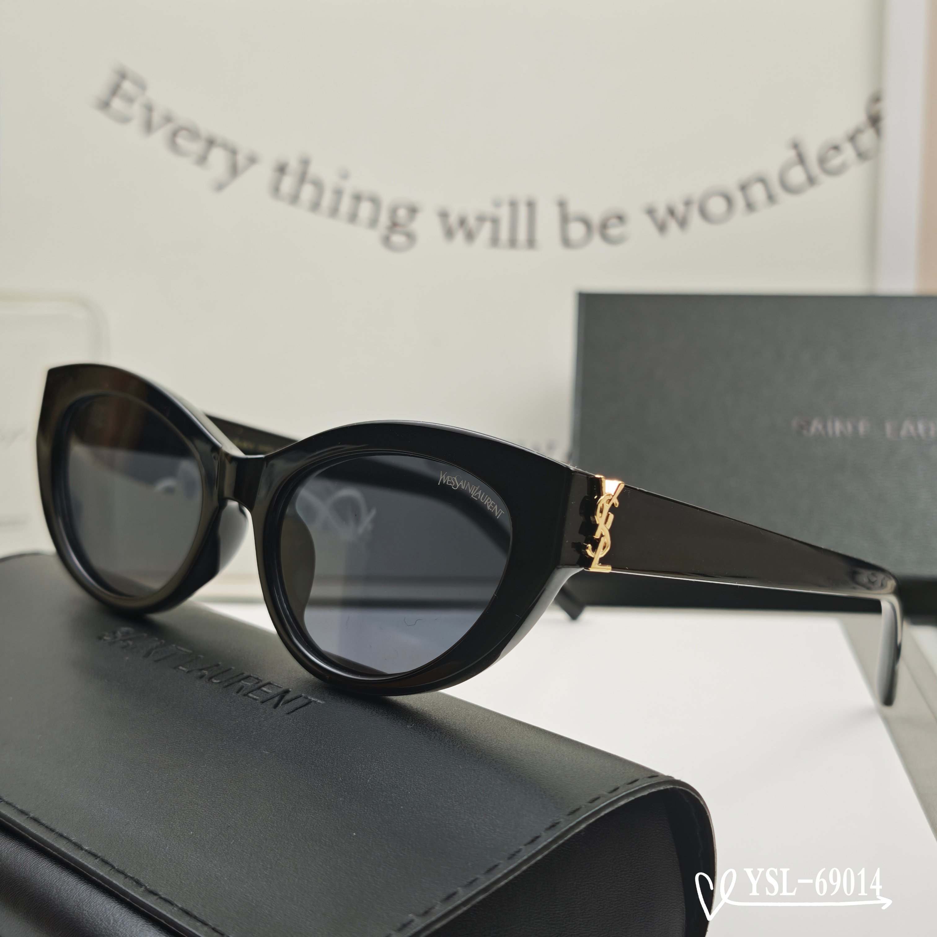 👓.【圣罗兰-ysl】         🕶.【宝丽来树脂高清镜片】         ⭐️ .【TR90镜