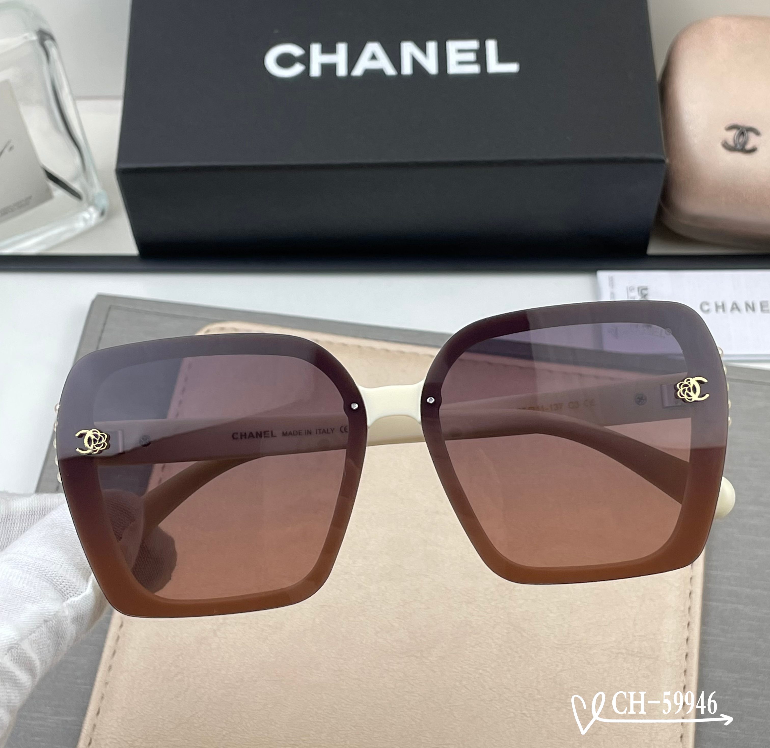 👓.【法国香奈儿-CHANEL】         🕶.【宝丽来树脂高清镜片】         ⭐️.【T