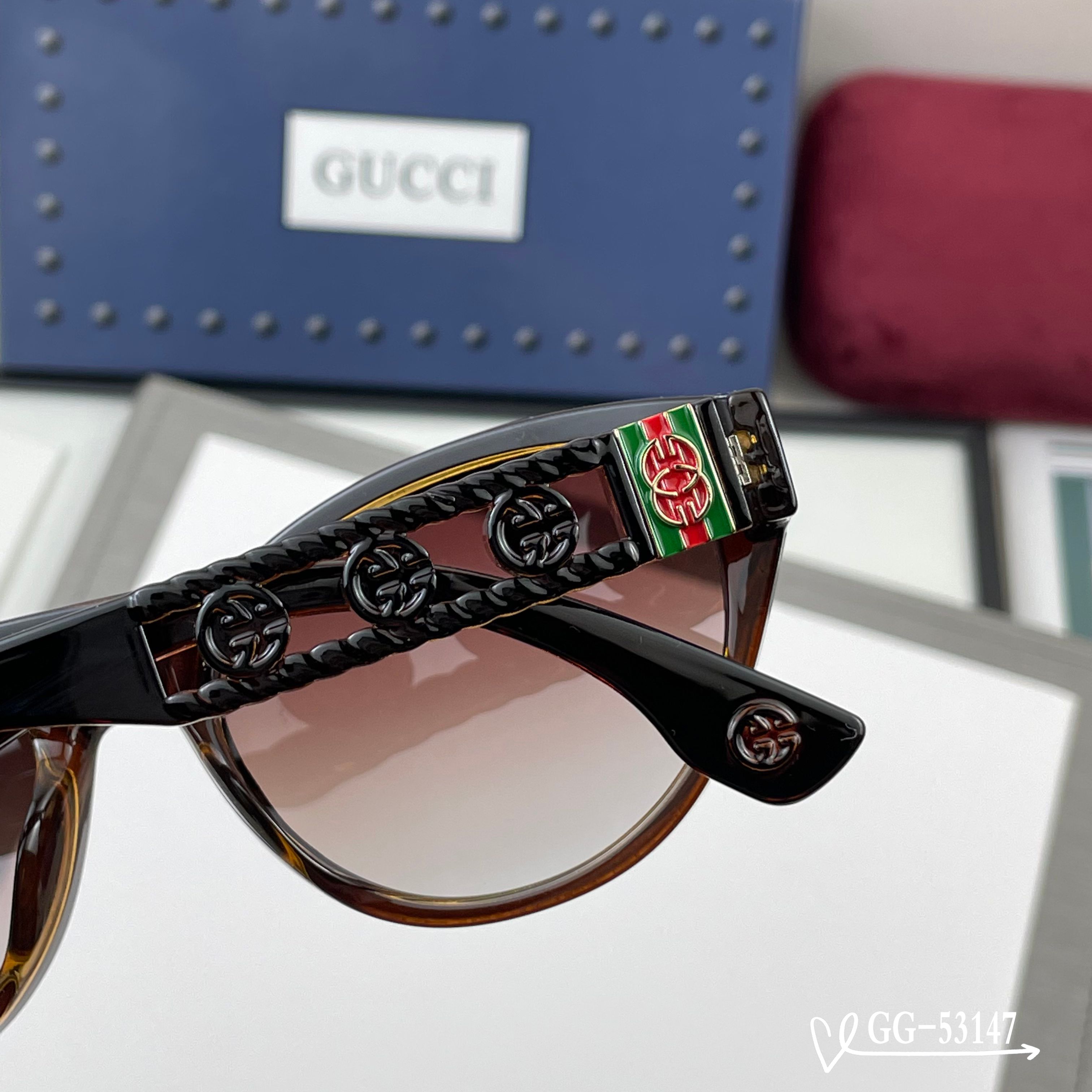 👓.【意大利古奇-GUCCI】 🕶.【宝丽来树脂高清镜片】 ⭐️.【TR镜架-轻便佩戴舒适】 🌟.【si
