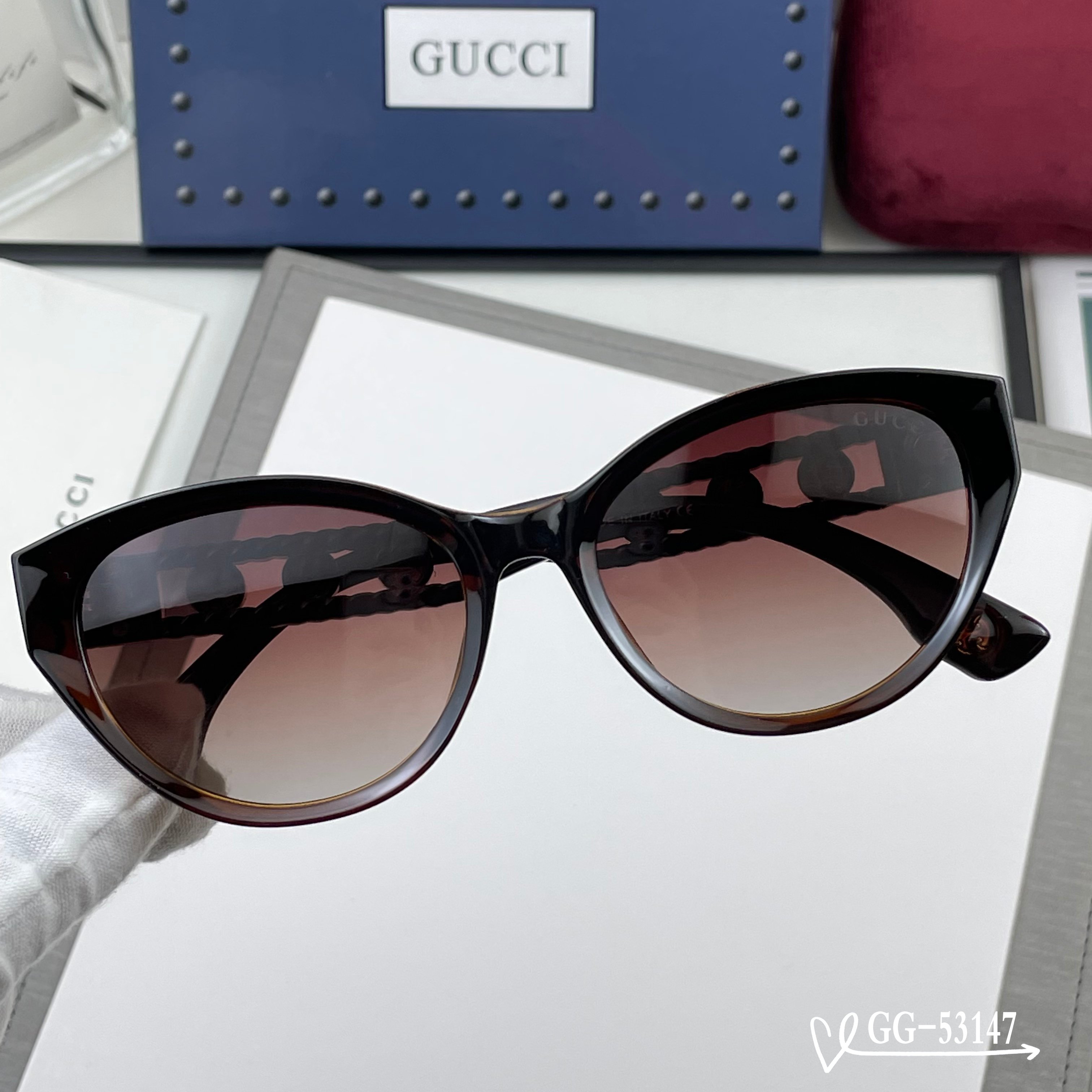 👓.【意大利古奇-GUCCI】 🕶.【宝丽来树脂高清镜片】 ⭐️.【TR镜架-轻便佩戴舒适】 🌟.【si