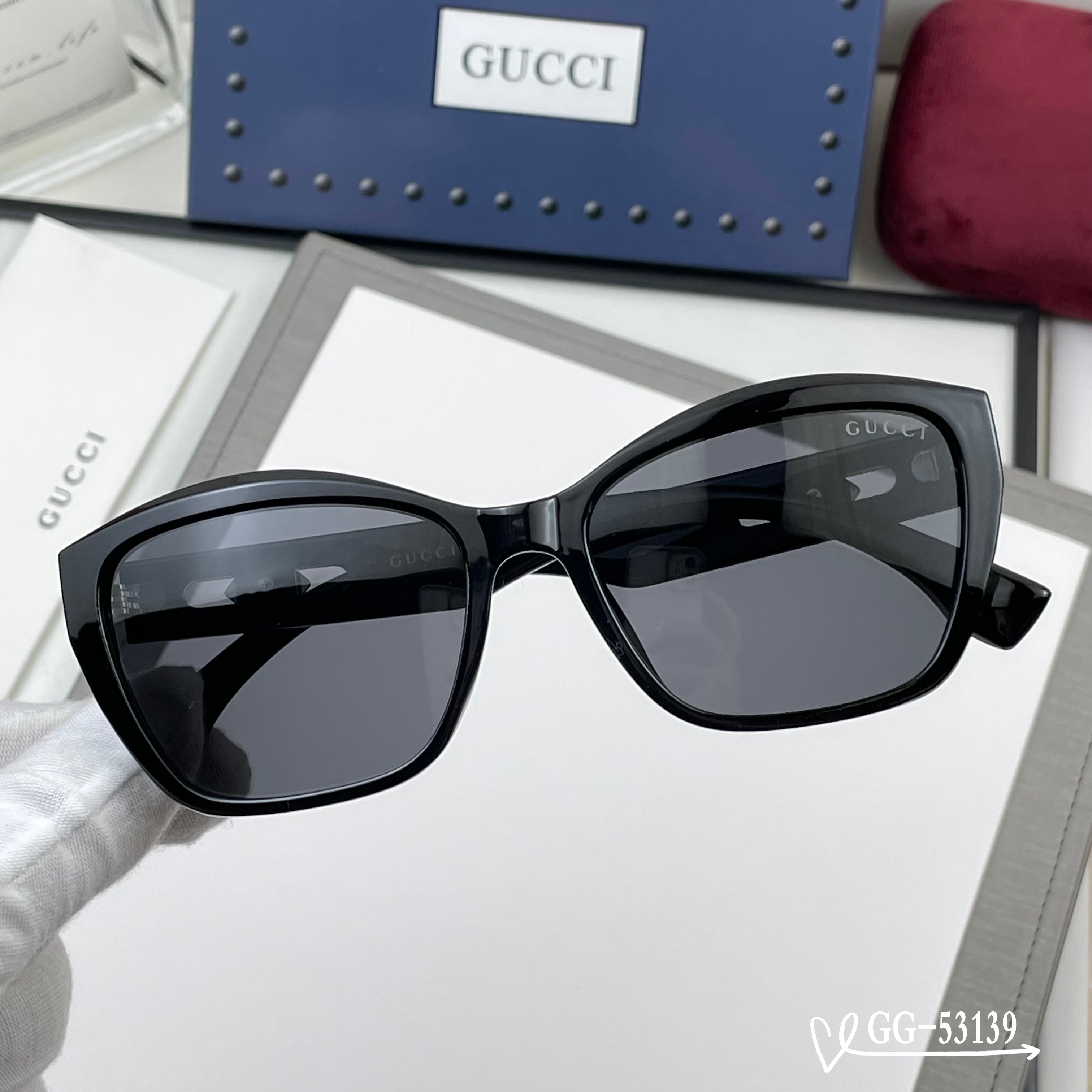 👓.【意大利古奇-GUCCI】 🕶.【宝丽来树脂高清镜片】 ⭐️.【TR镜架-轻便佩戴舒适】 🌟.【si