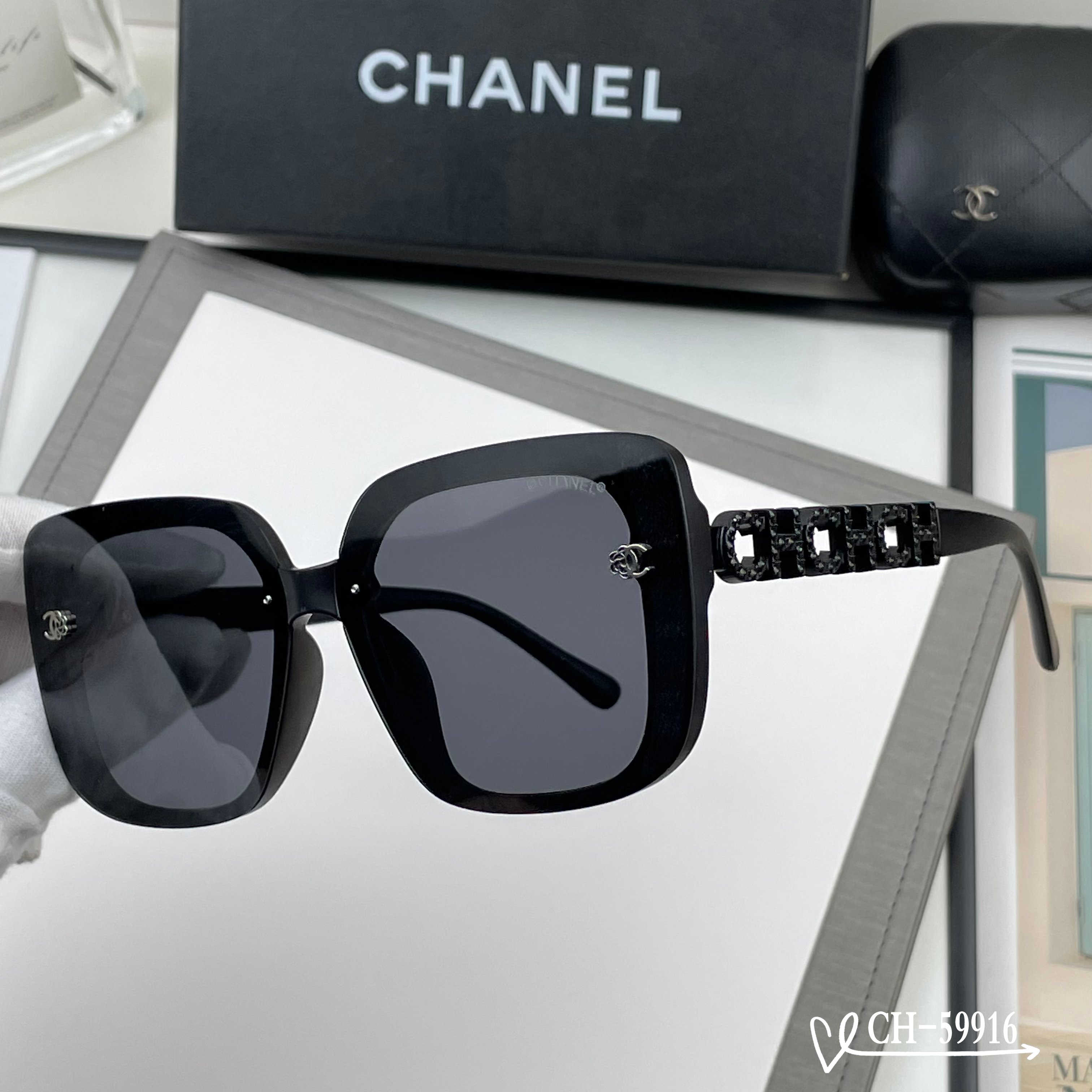 👓.【法国香奈儿-CHANEL】 🕶.【宝丽来树脂高清镜片】 ⭐️.【TR镜架-轻便佩戴舒适】 🌟.【s