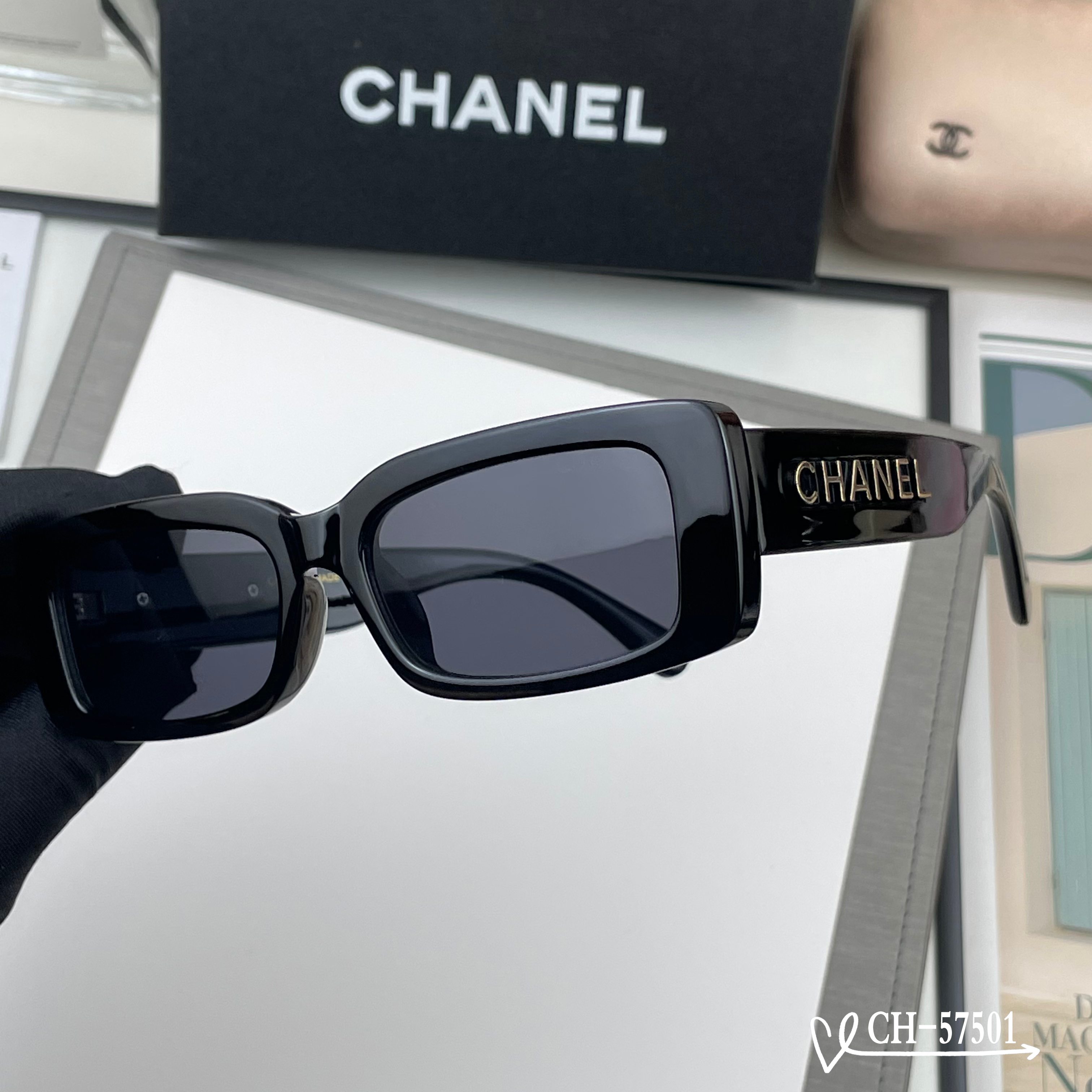👓.【法国香奈儿-CHANEL】 🕶.【宝丽来树脂高清镜片】 ⭐️.【TR镜架-轻便佩戴舒适】 🌟.【s