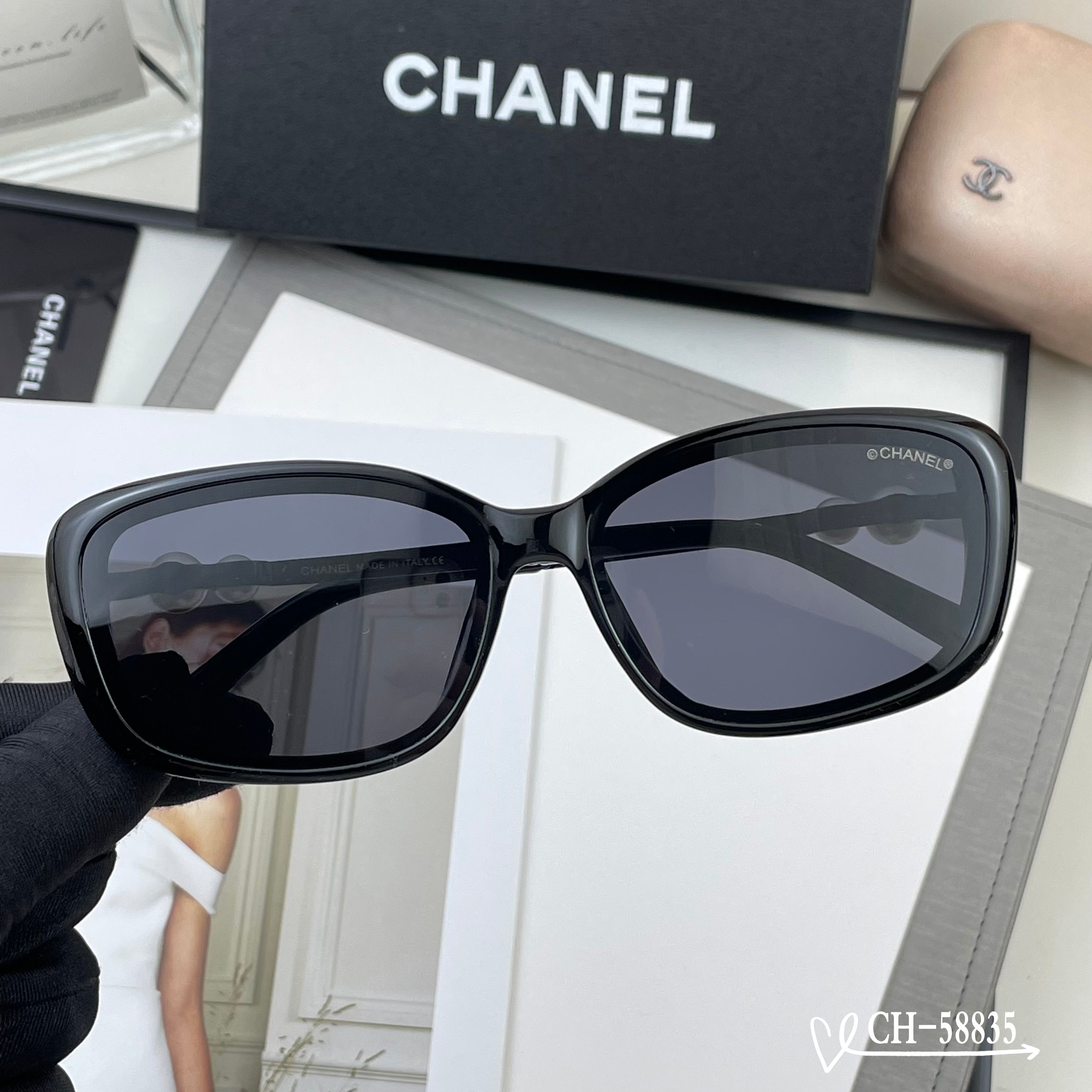 👓.【法国香奈儿-CHANEL】         🕶.【宝丽来树脂高清镜片】         ⭐️.【T