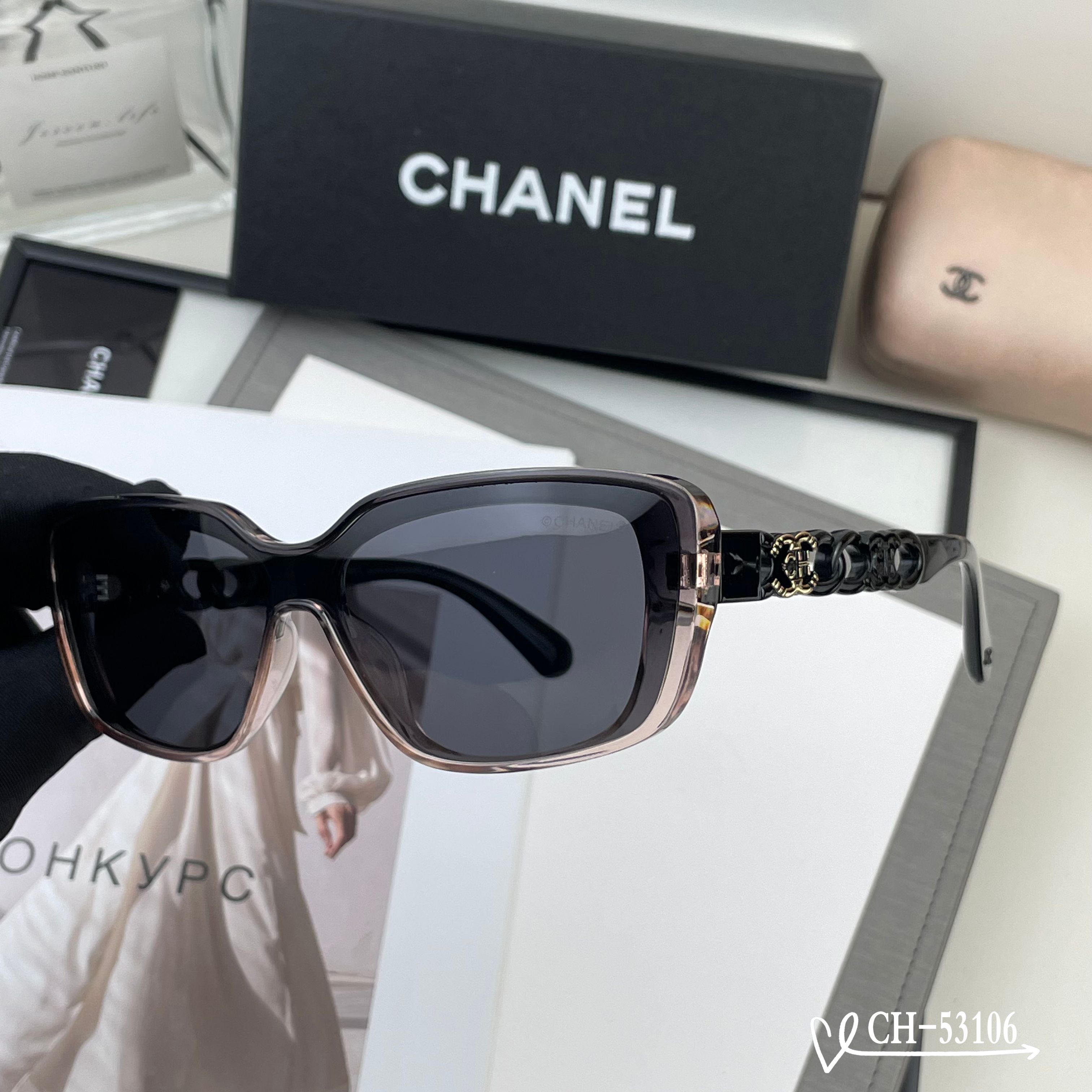 👓.【法国香奈儿-CHANEL】 🕶.【宝丽来树脂高清镜片】 ⭐️.【TR镜架-轻便佩戴舒适】 🌟.【s