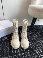 Dior New
 Martin Boots Cowhide Rubber TPU Fall/Winter Collection
