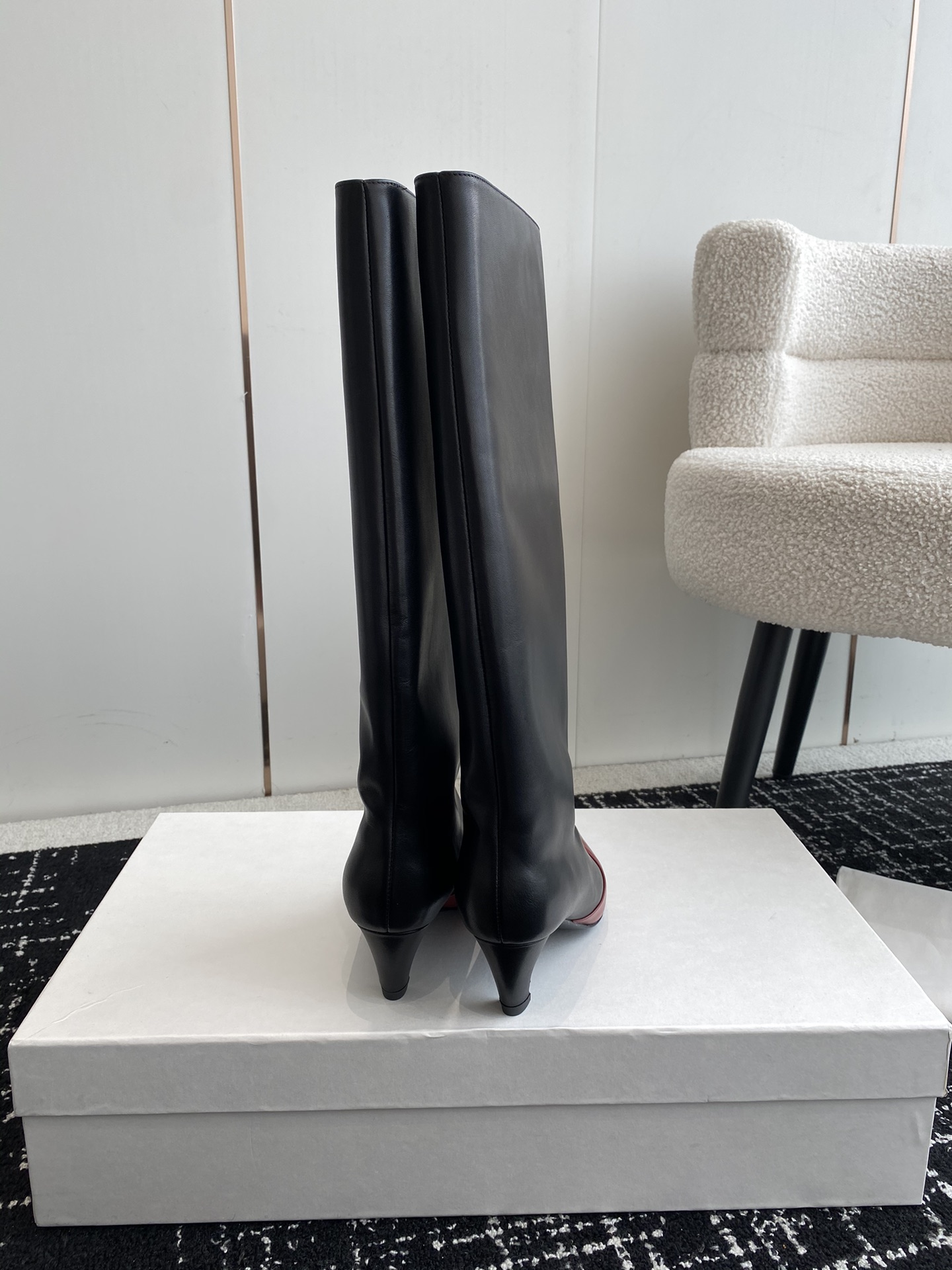 Fashionable ImmI 2023: Glamorous Cat & Pointy Boots Collection, 1:1 Prototype, Italian Platinum Bottom - 图片 8