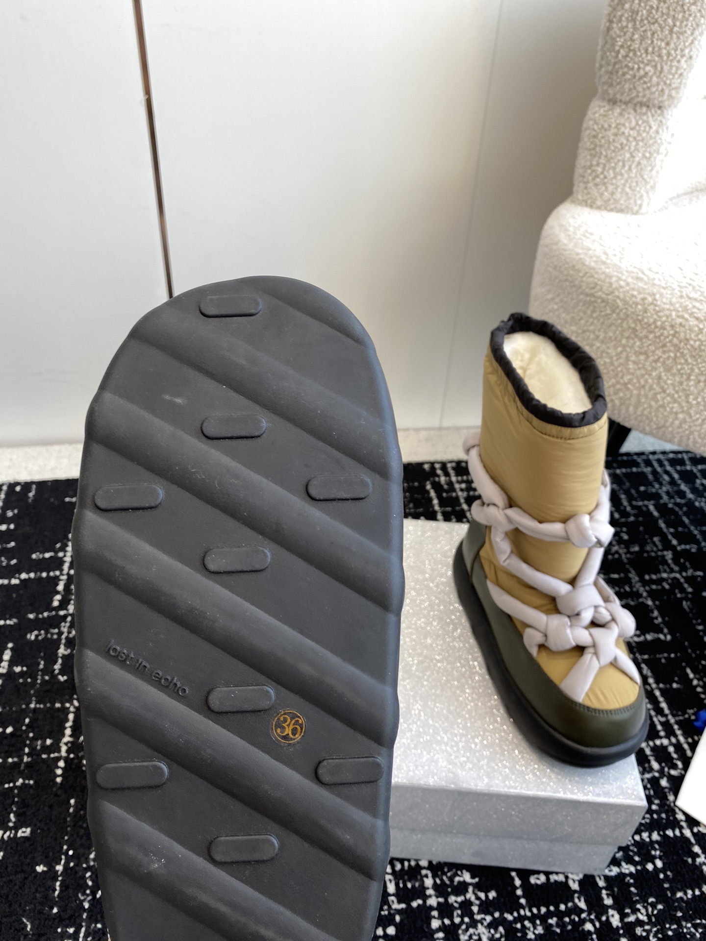 Designer Snow Boots Series: Unique Style with Customized Leather and Wool - 图片 9