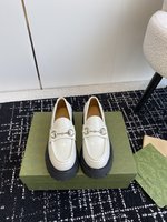 Gucci Sale
 Half Slippers Platform Shoes Cowhide