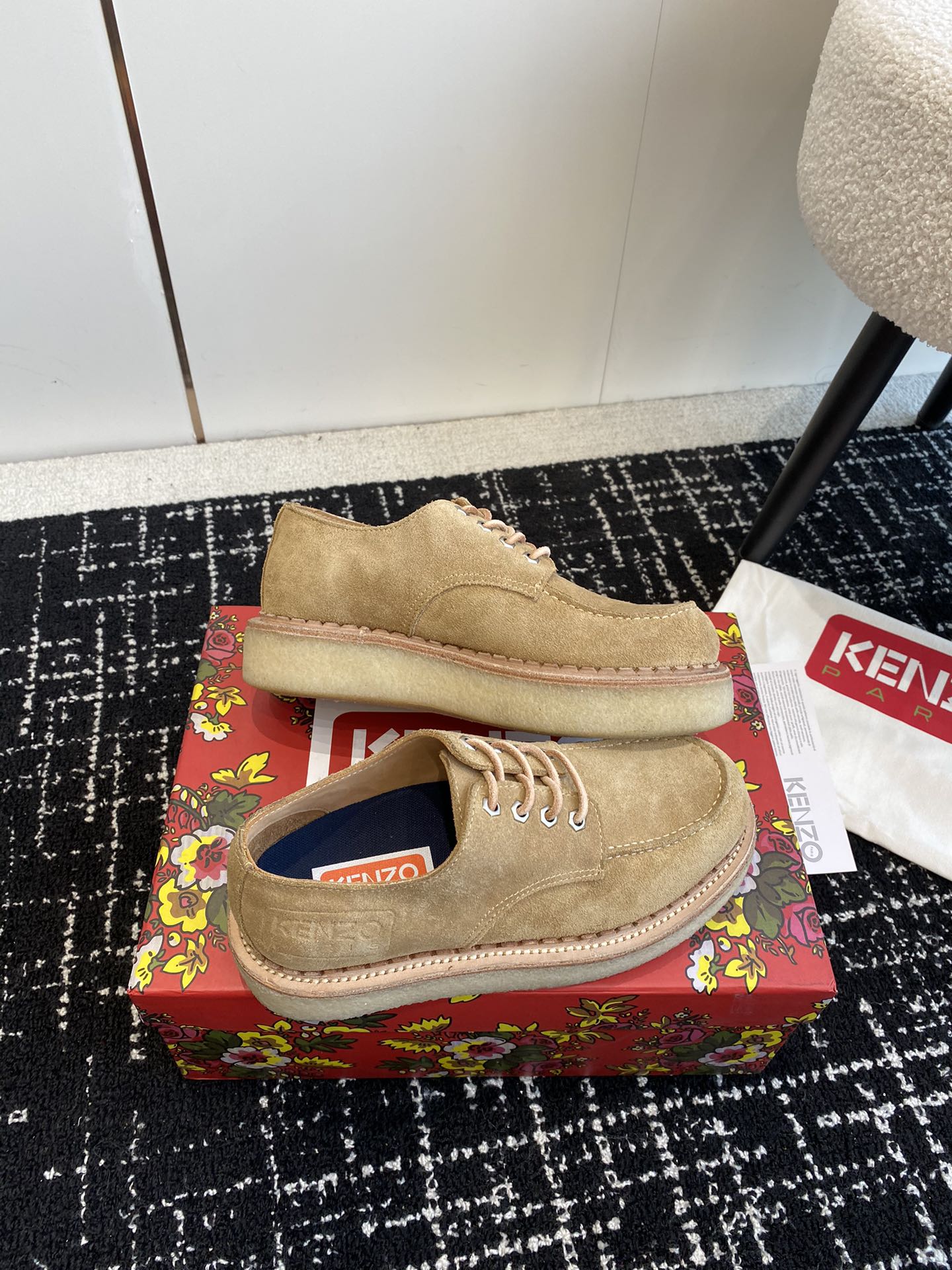 KENZO Kangaroo Shoes: Stylish Comfort with Thick Bottoms for Men and Women - 图片 3