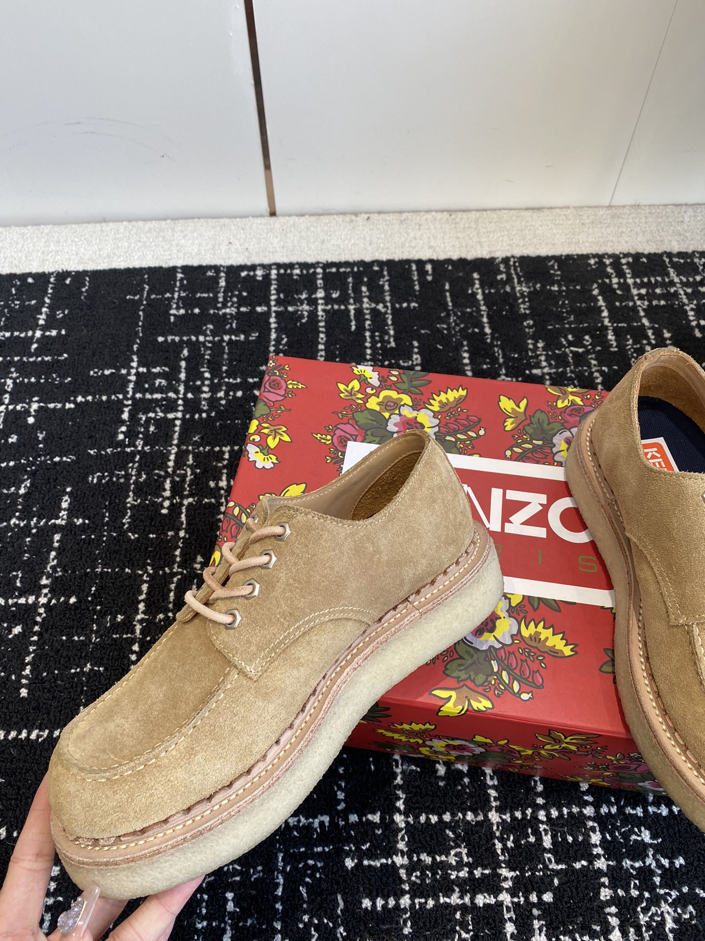 KENZO Kangaroo Shoes: Stylish Comfort with Thick Bottoms for Men and Women - 图片 6