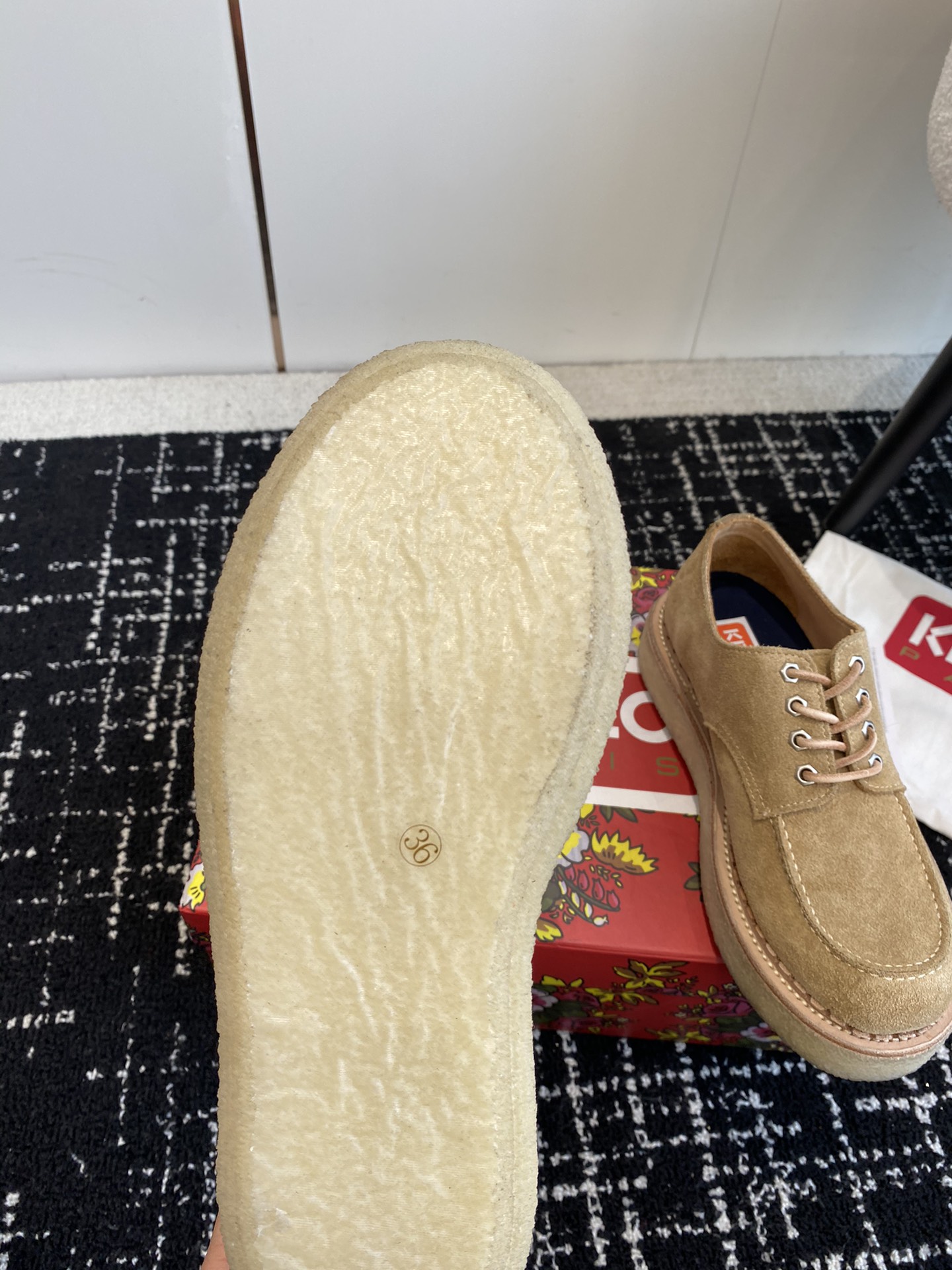 KENZO Kangaroo Shoes: Stylish Comfort with Thick Bottoms for Men and Women - 图片 9