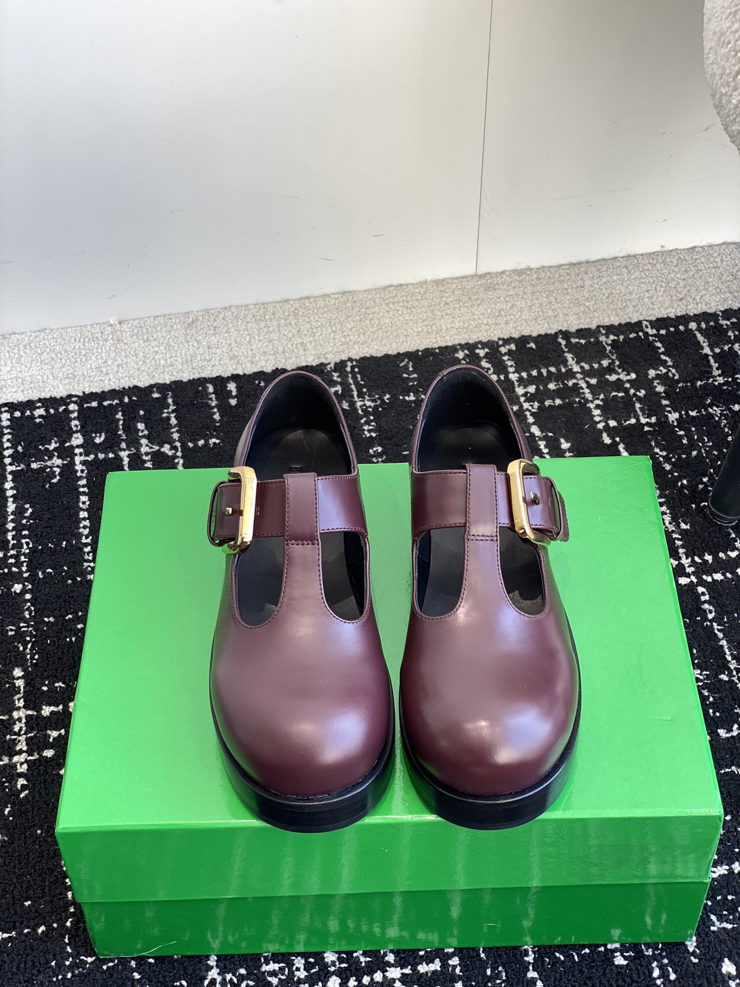 Bottega Veneta Chaussures Loafers Cuir de vache Genuine Leather Vintage