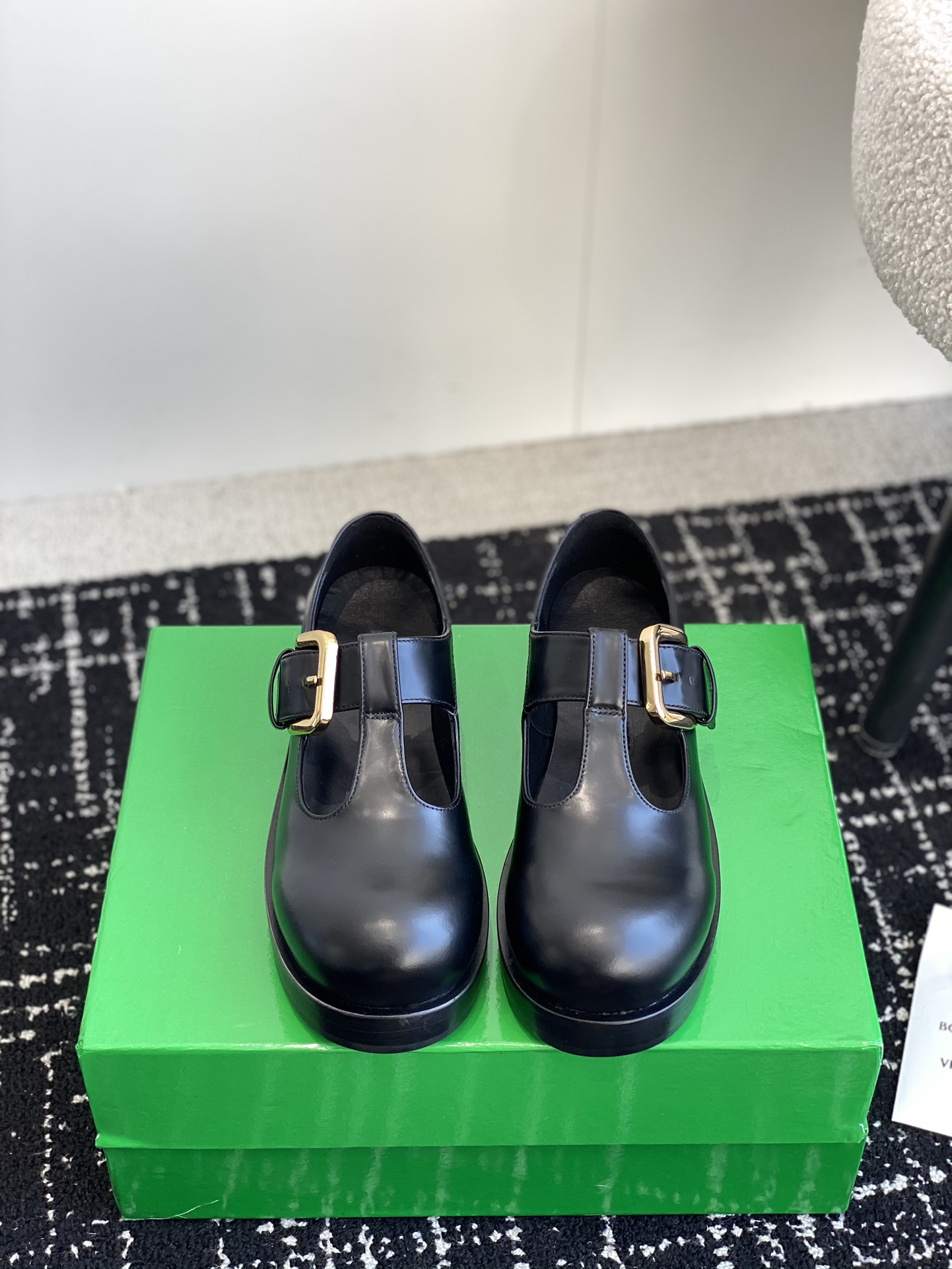 Bottega Veneta Chaussures Loafers Cuir de vache Genuine Leather Vintage