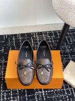 Louis Vuitton Shoes Loafers Moccasin Buy The Best Replica
 Cowhide Rubber
