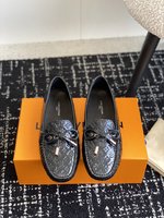 Louis Vuitton Shoes Loafers Moccasin Practical And Versatile Replica Designer
 Cowhide Rubber