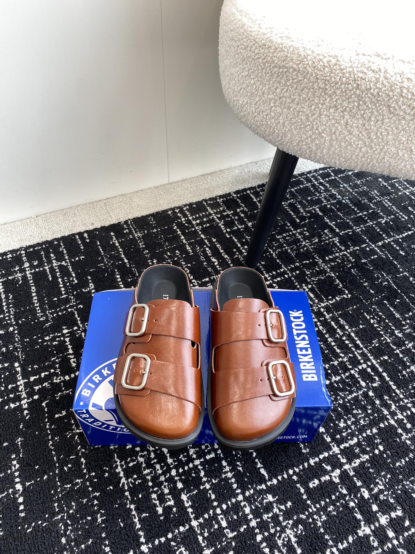 Birkenstock24ss新款这个刚出我就心动了代购找很久才买到货真的一鞋难求真的超级好看姐妹们给我