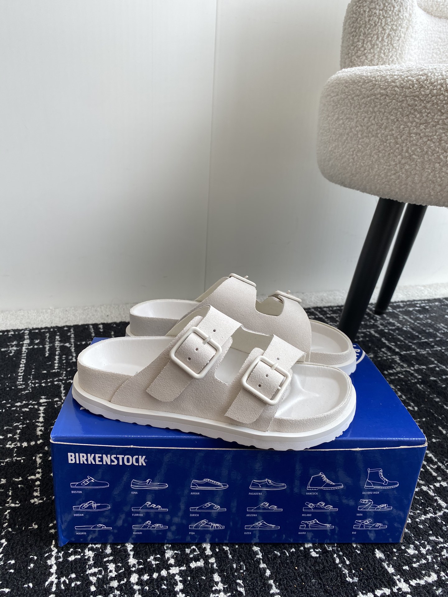 情侣款Birkenstock24ss新款1774系列半拖这两个品牌刚出联名我就心动了代购找很久才买到货真