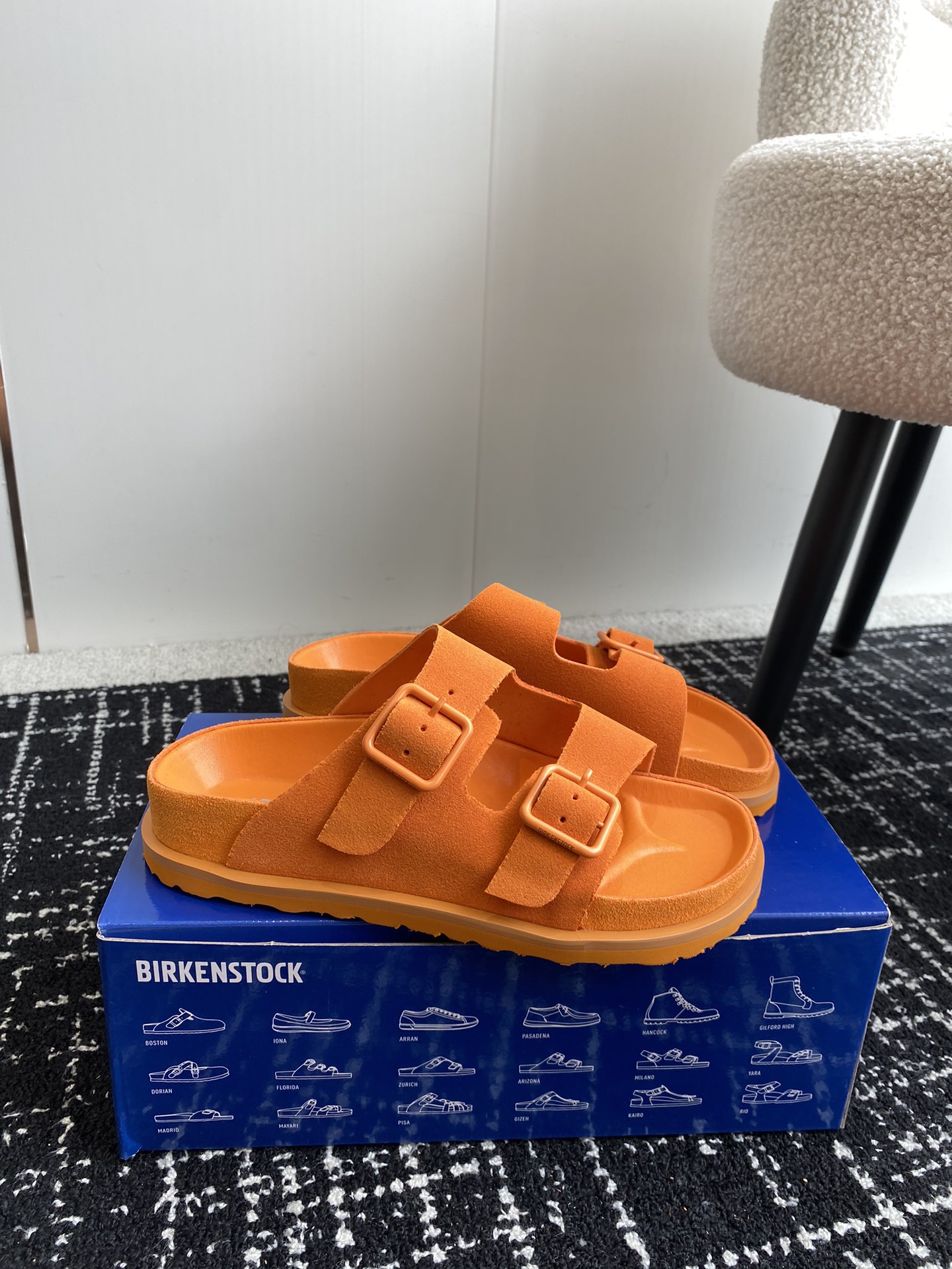 情侣款Birkenstock24ss新款1774系列半拖这两个品牌刚出联名我就心动了代购找很久才买到货真