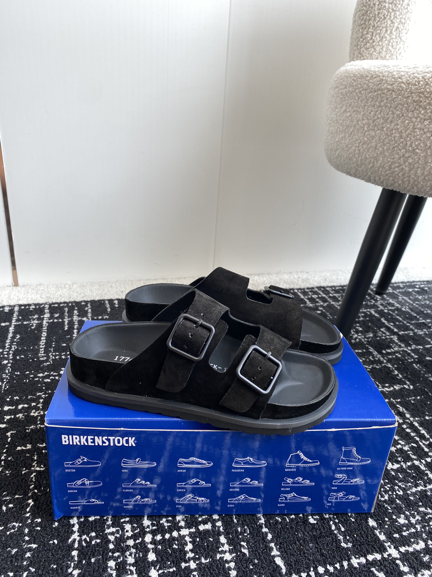 情侣款Birkenstock24ss新款1774系列半拖这两个品牌刚出联名我就心动了代购找很久才买到货真