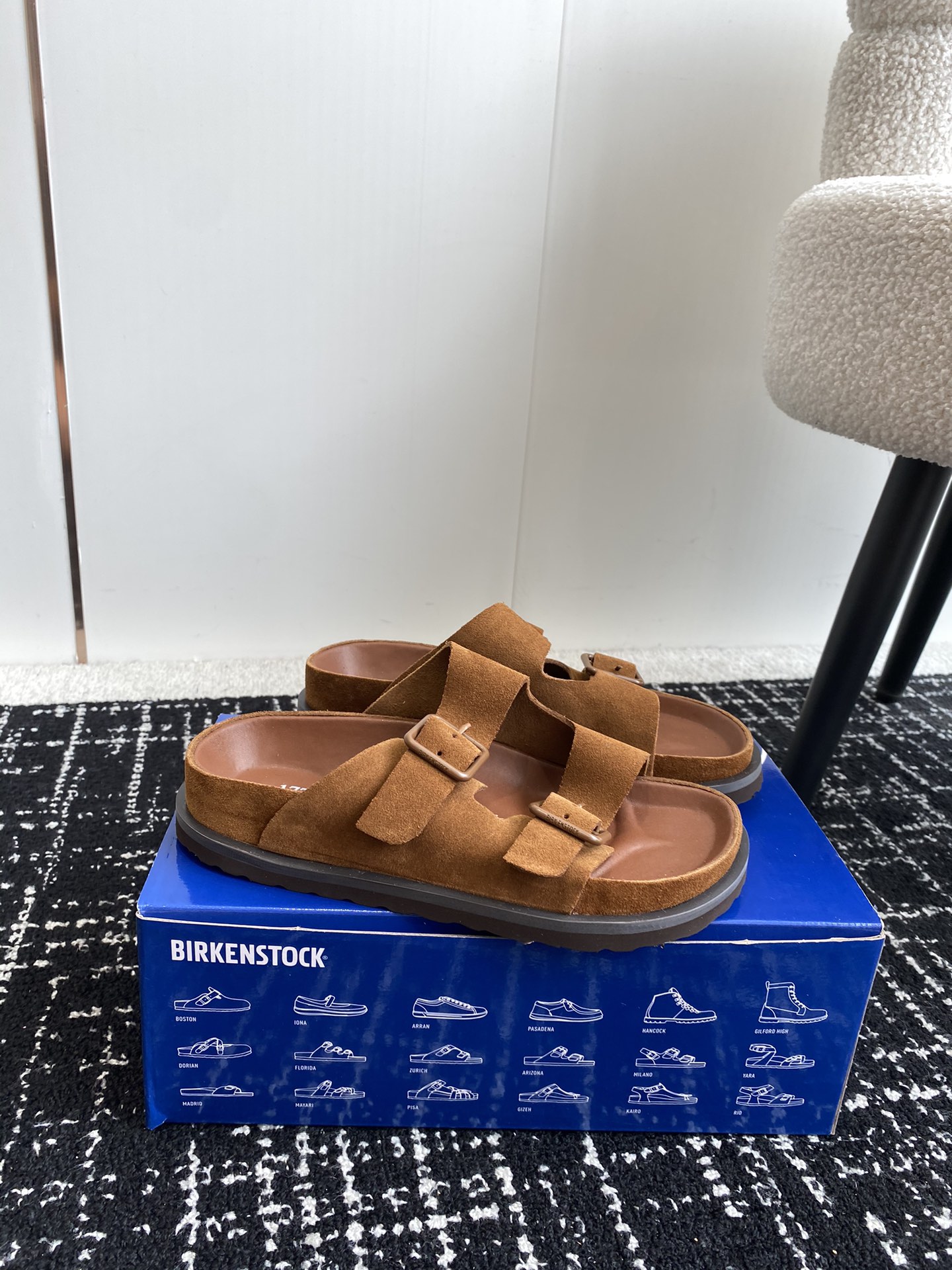 情侣款Birkenstock24ss新款1774系列半拖这两个品牌刚出联名我就心动了代购找很久才买到货真