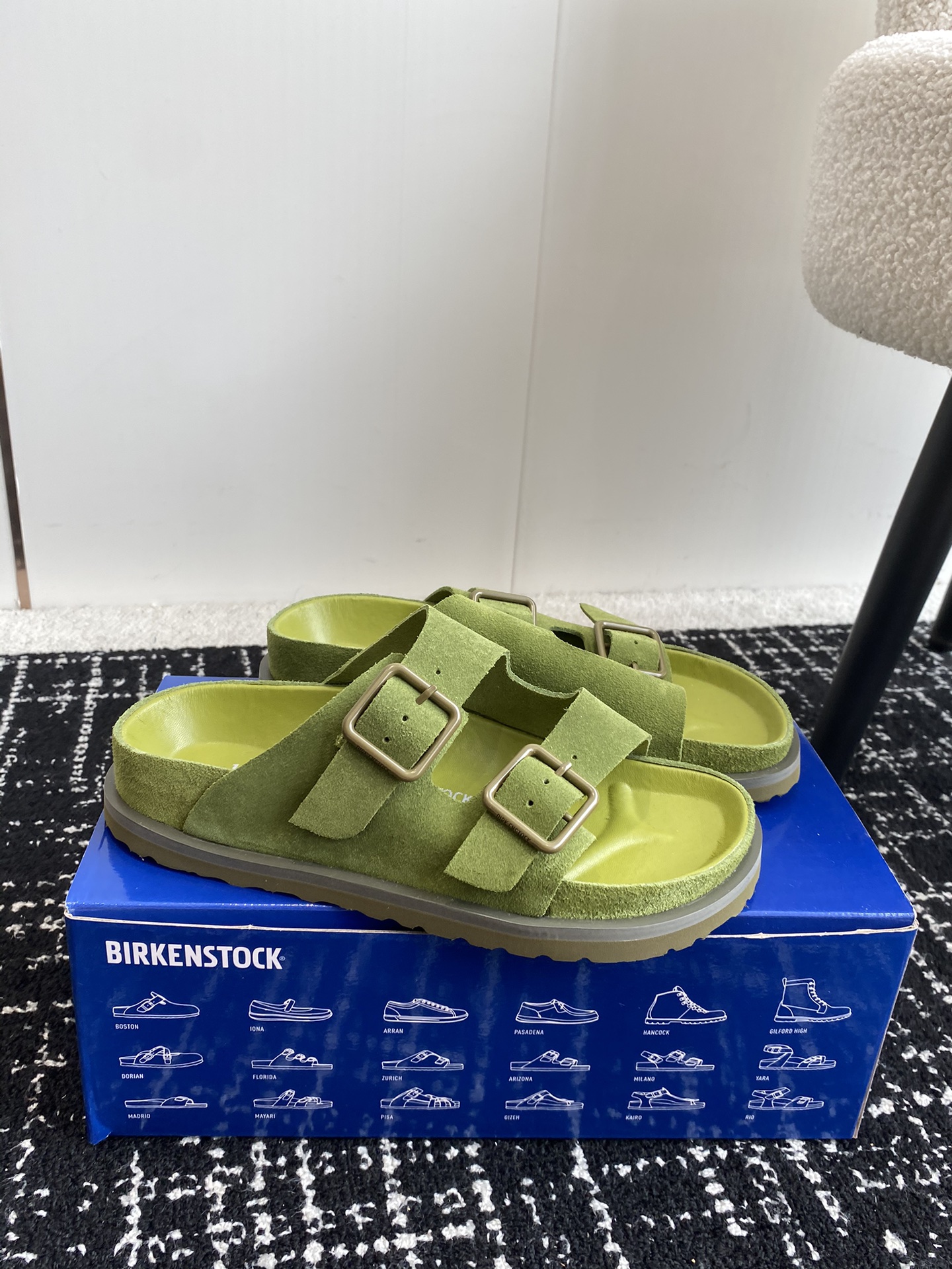 情侣款Birkenstock24ss新款1774系列半拖这两个品牌刚出联名我就心动了代购找很久才买到货真