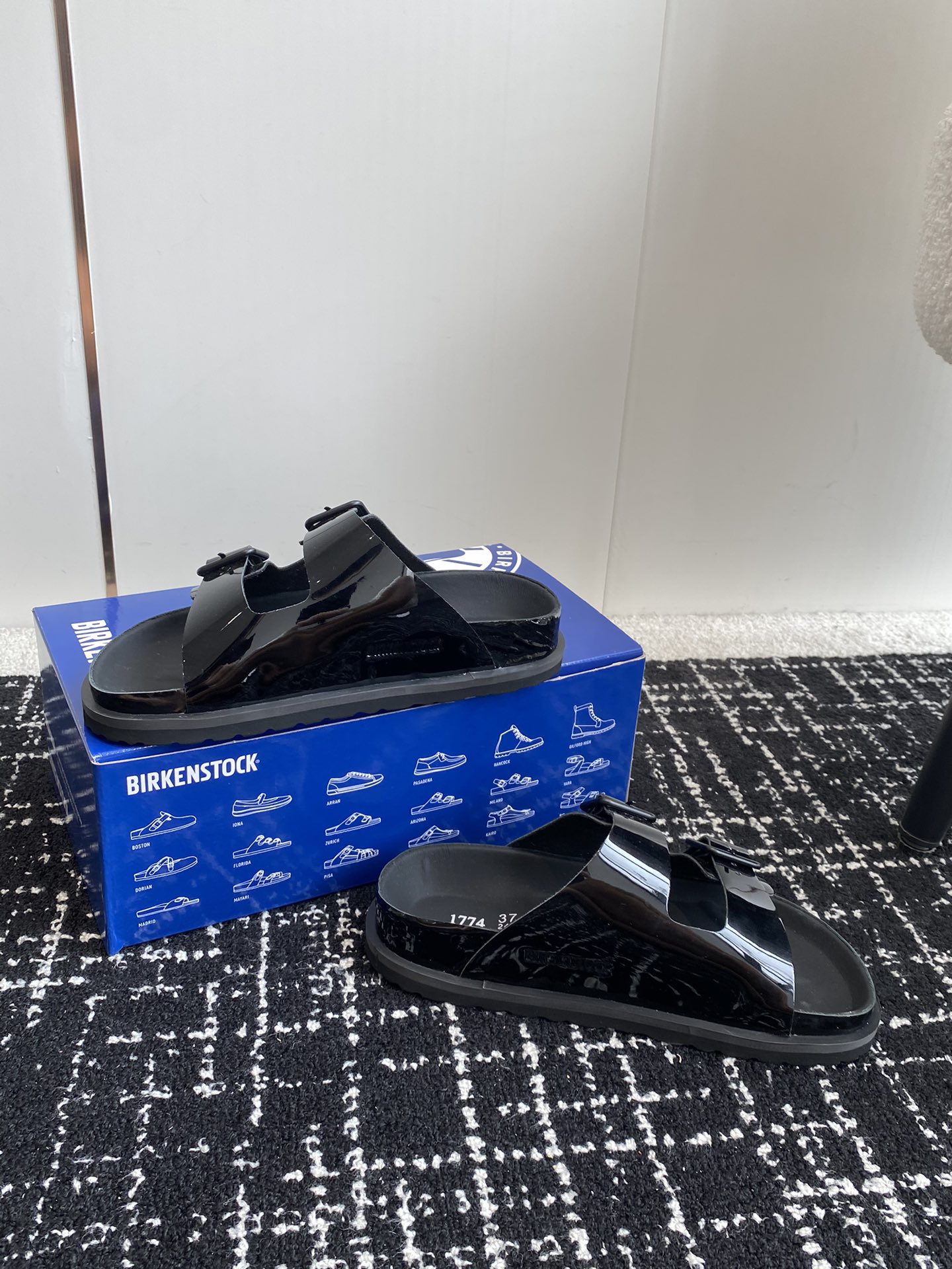 情侣款Birkenstock24ss新款1774系列半拖这两个品牌刚出联名我就心动了代购找很久才买到货真