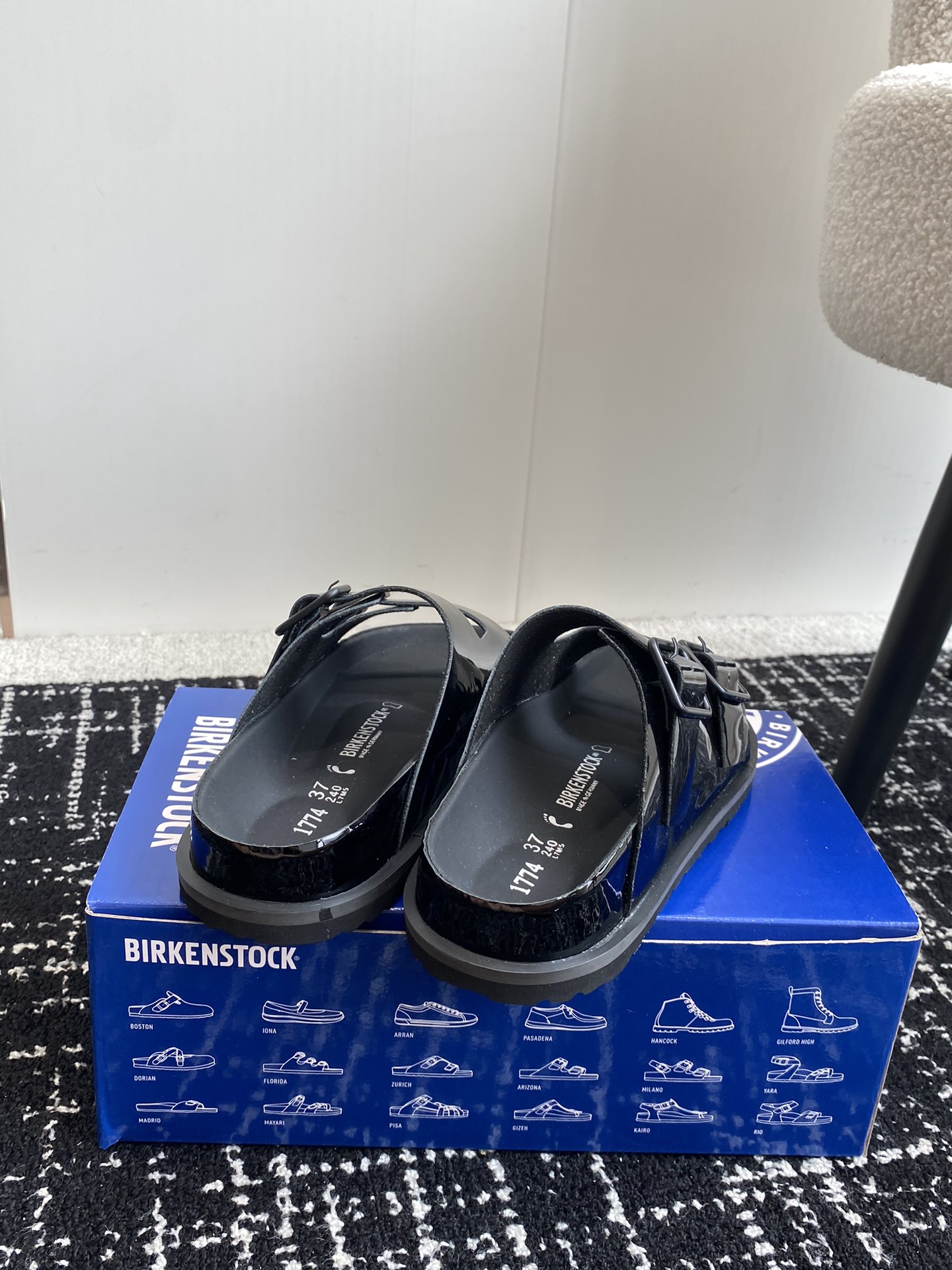 情侣款Birkenstock24ss新款1774系列半拖这两个品牌刚出联名我就心动了代购找很久才买到货真