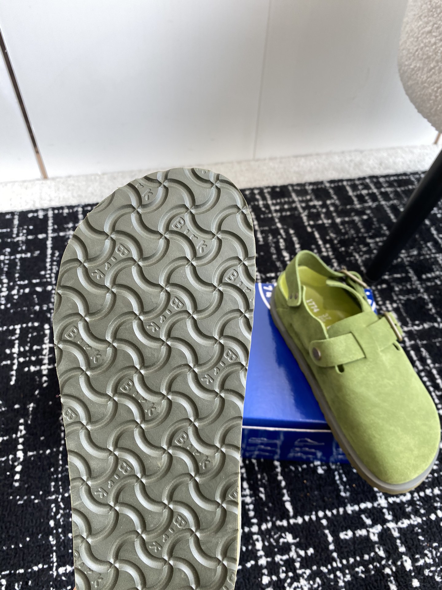 情侣款Birkenstock24ss新款1774系列包头拖这两个品牌刚出联名我就心动了代购找很久才买到货