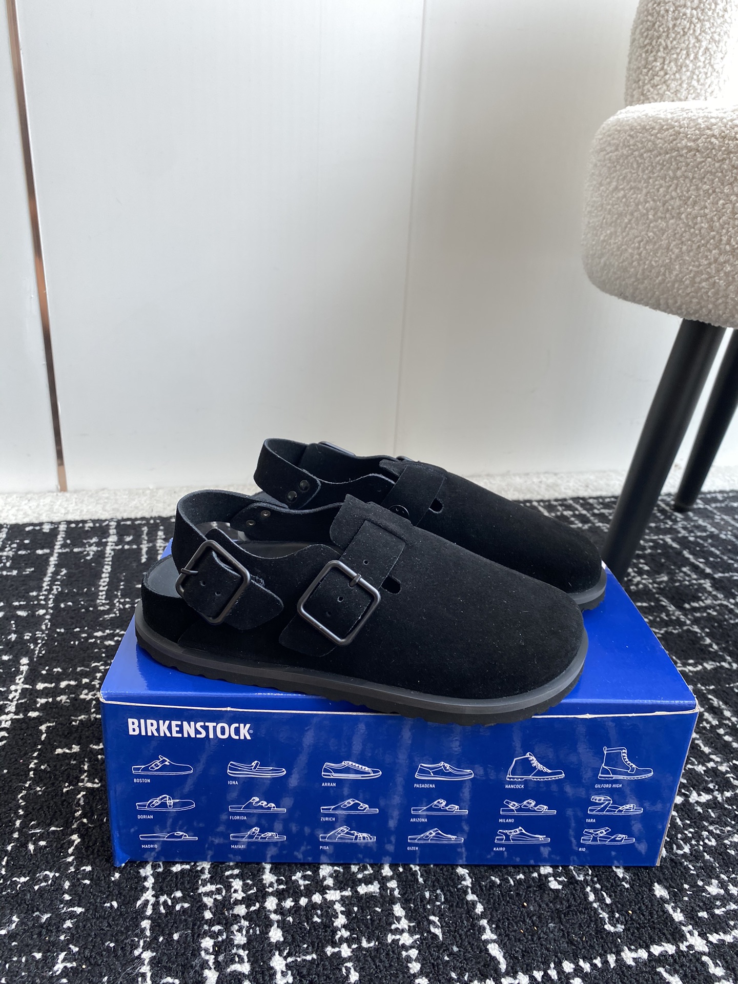 情侣款Birkenstock24ss新款1774系列包头拖这两个品牌刚出联名我就心动了代购找很久才买到货