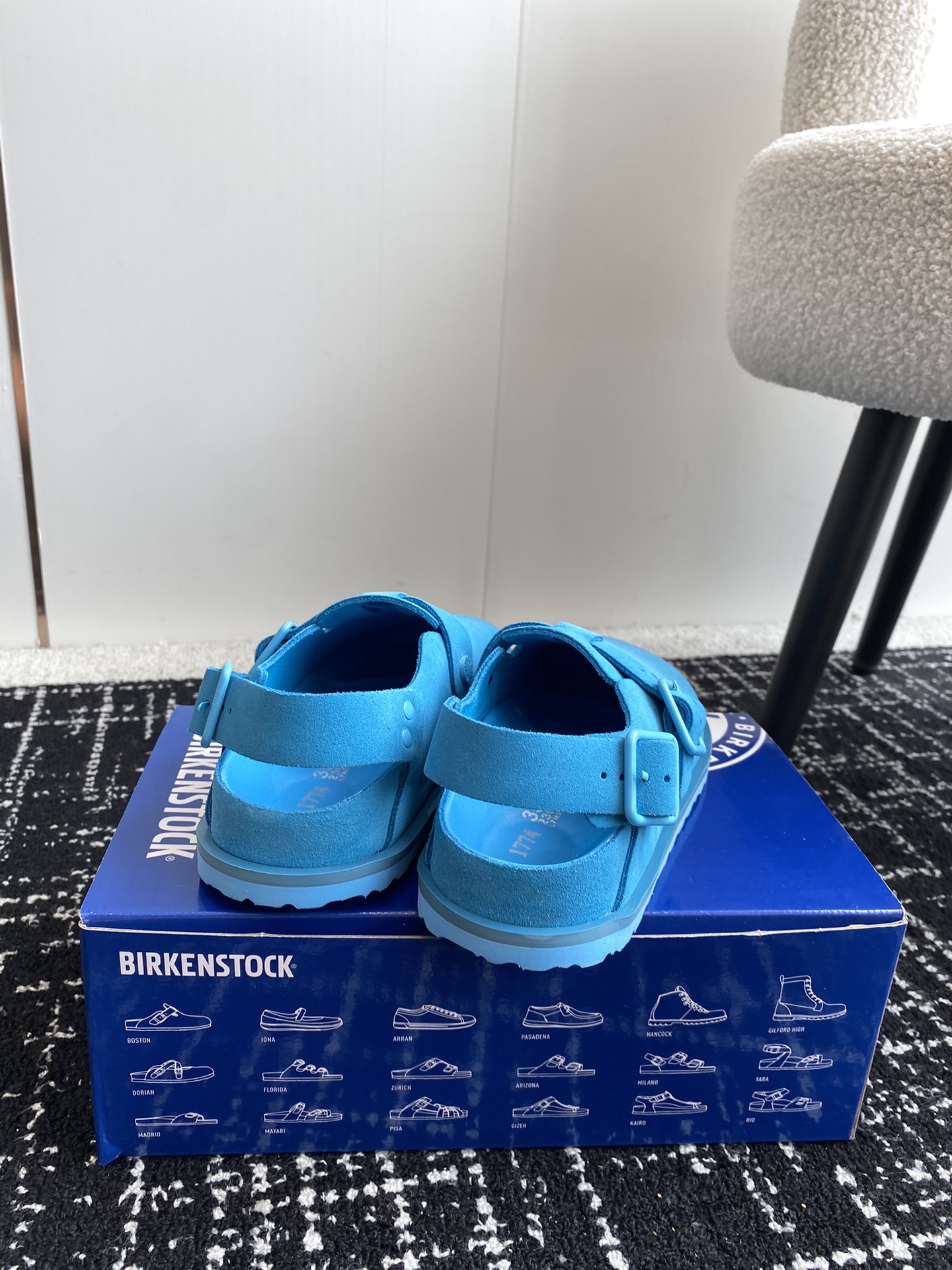 情侣款Birkenstock24ss新款1774系列包头拖这两个品牌刚出联名我就心动了代购找很久才买到货