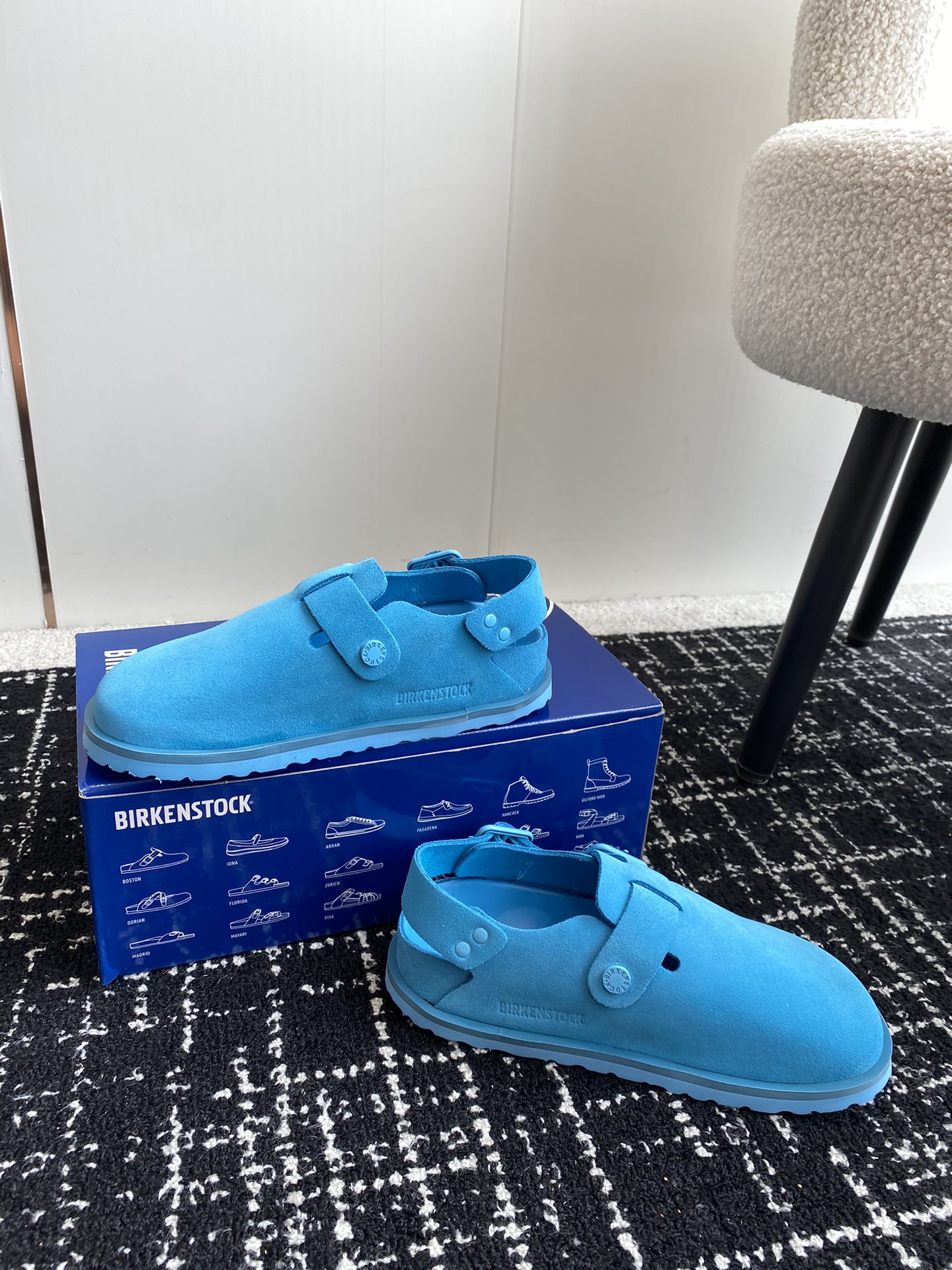 情侣款Birkenstock24ss新款1774系列包头拖这两个品牌刚出联名我就心动了代购找很久才买到货