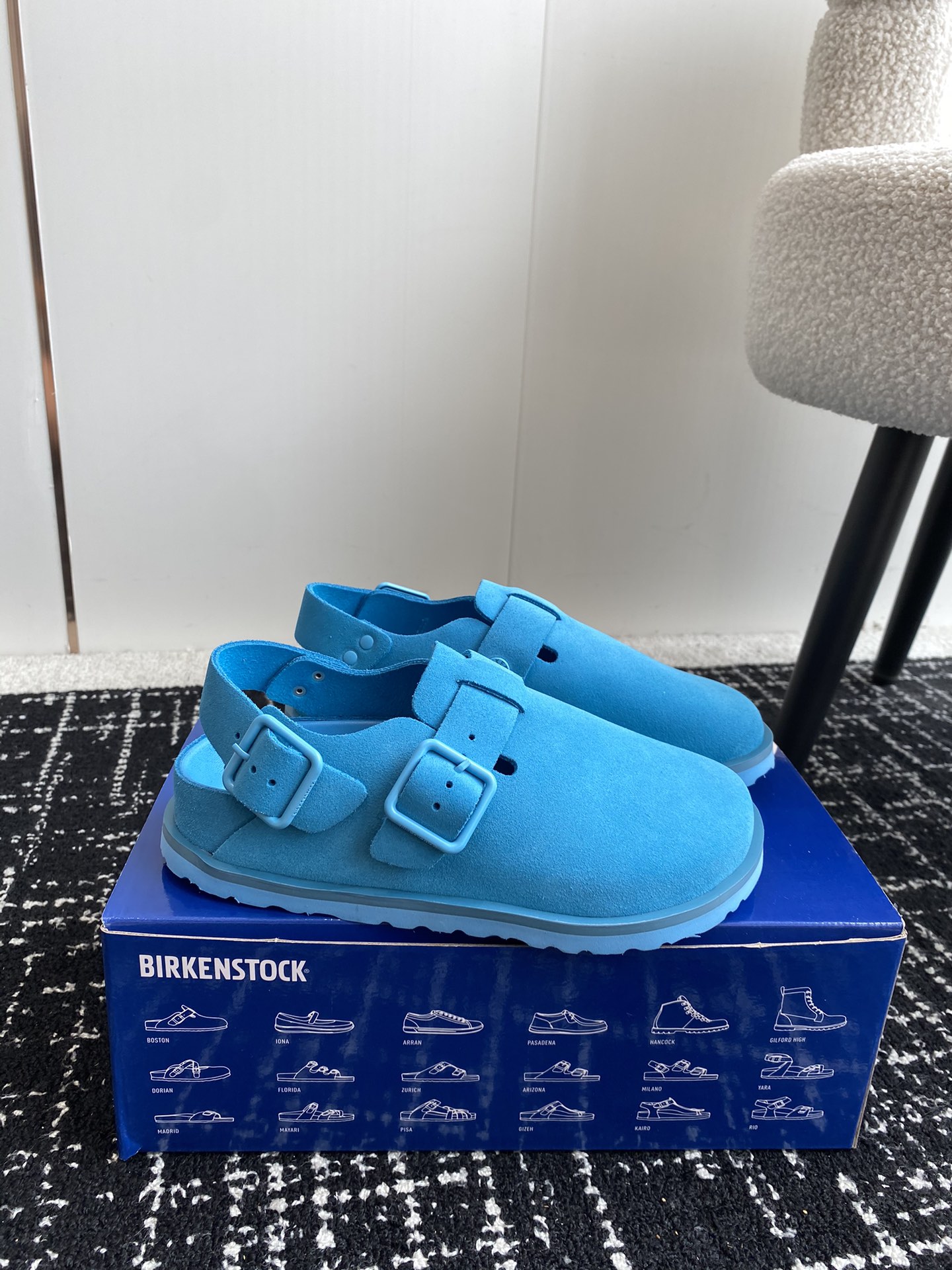 情侣款Birkenstock24ss新款1774系列包头拖这两个品牌刚出联名我就心动了代购找很久才买到货