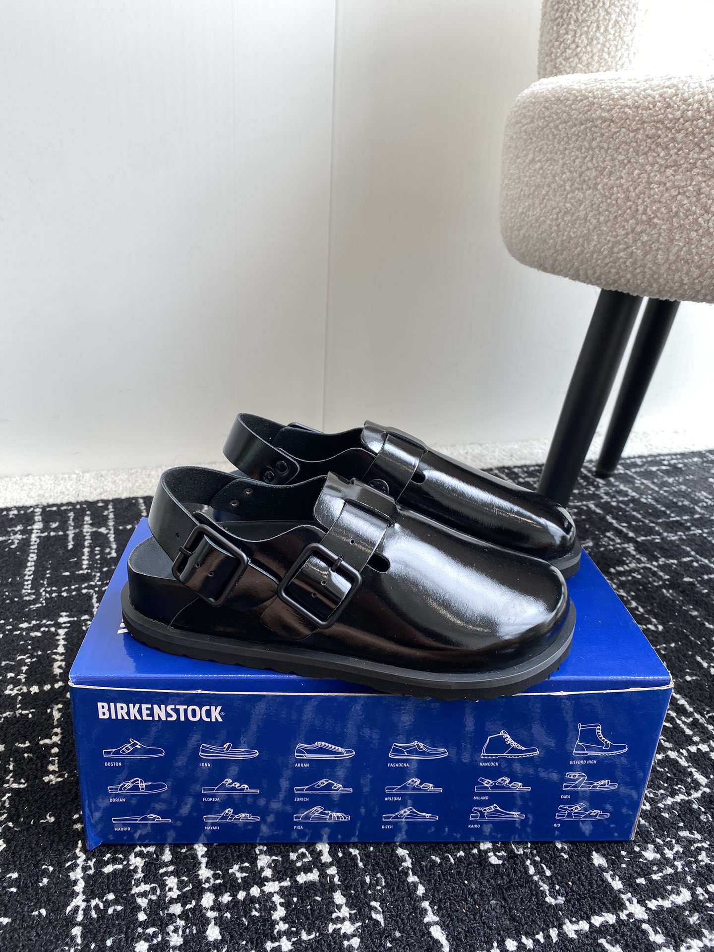 情侣款Birkenstock24ss新款1774系列包头拖这两个品牌刚出联名我就心动了代购找很久才买到货