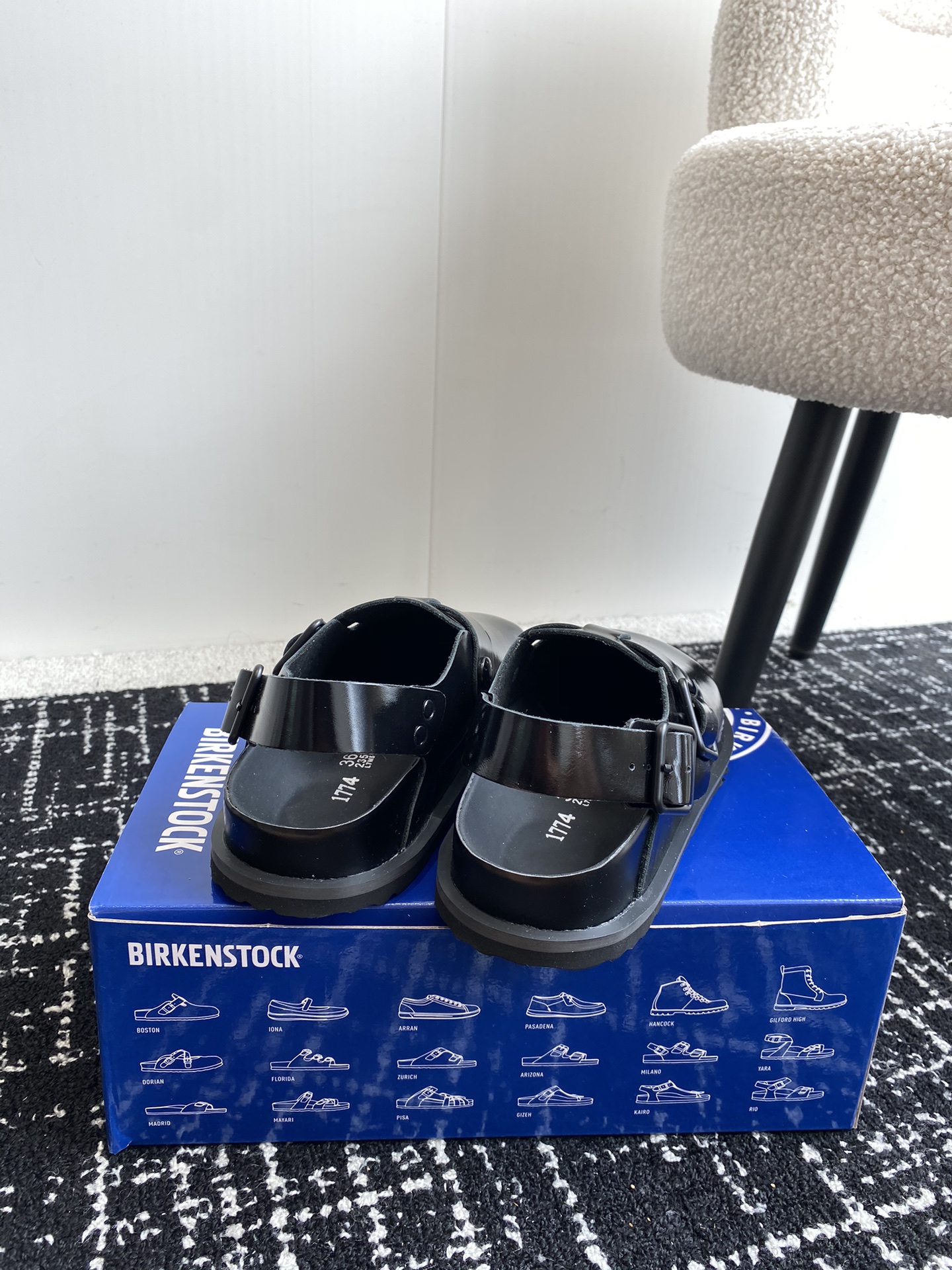 情侣款Birkenstock24ss新款1774系列包头拖这两个品牌刚出联名我就心动了代购找很久才买到货