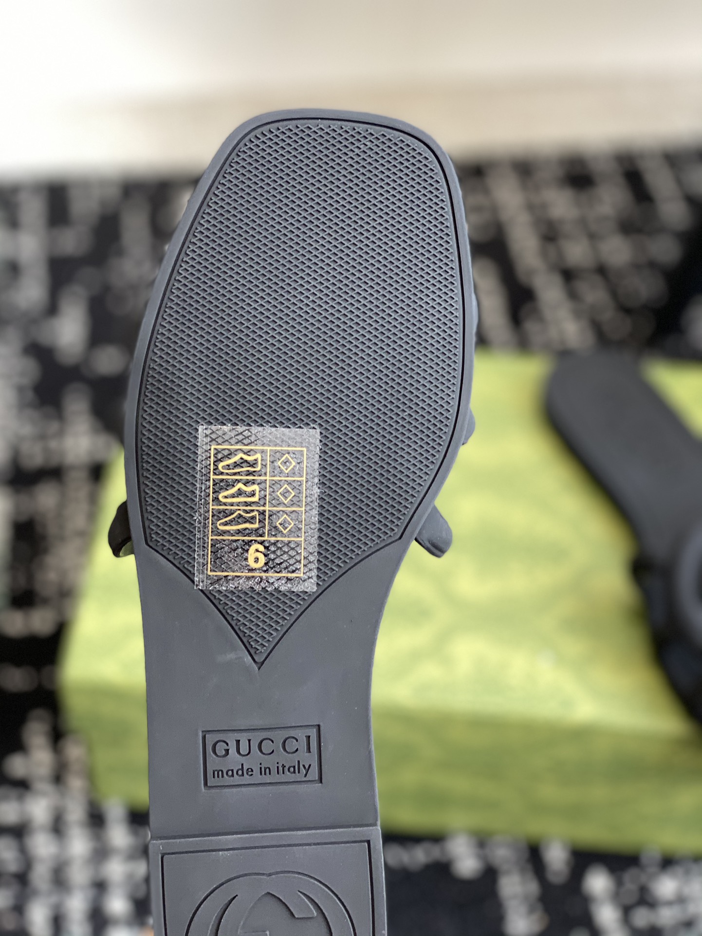 Gucci24ss古驰最新款沙滩凉拖鞋一字果冻拖原版开模双GLOGO原版开模一致鞋面原版进口TPU鞋底原