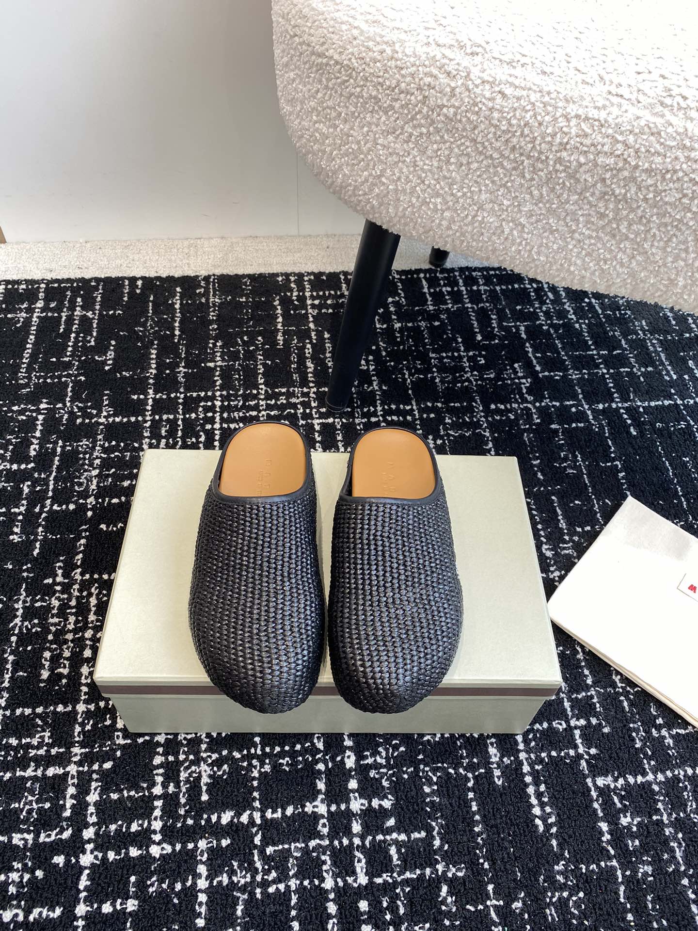 Marni Shoes Half Slippers Weave Unisex Sheepskin