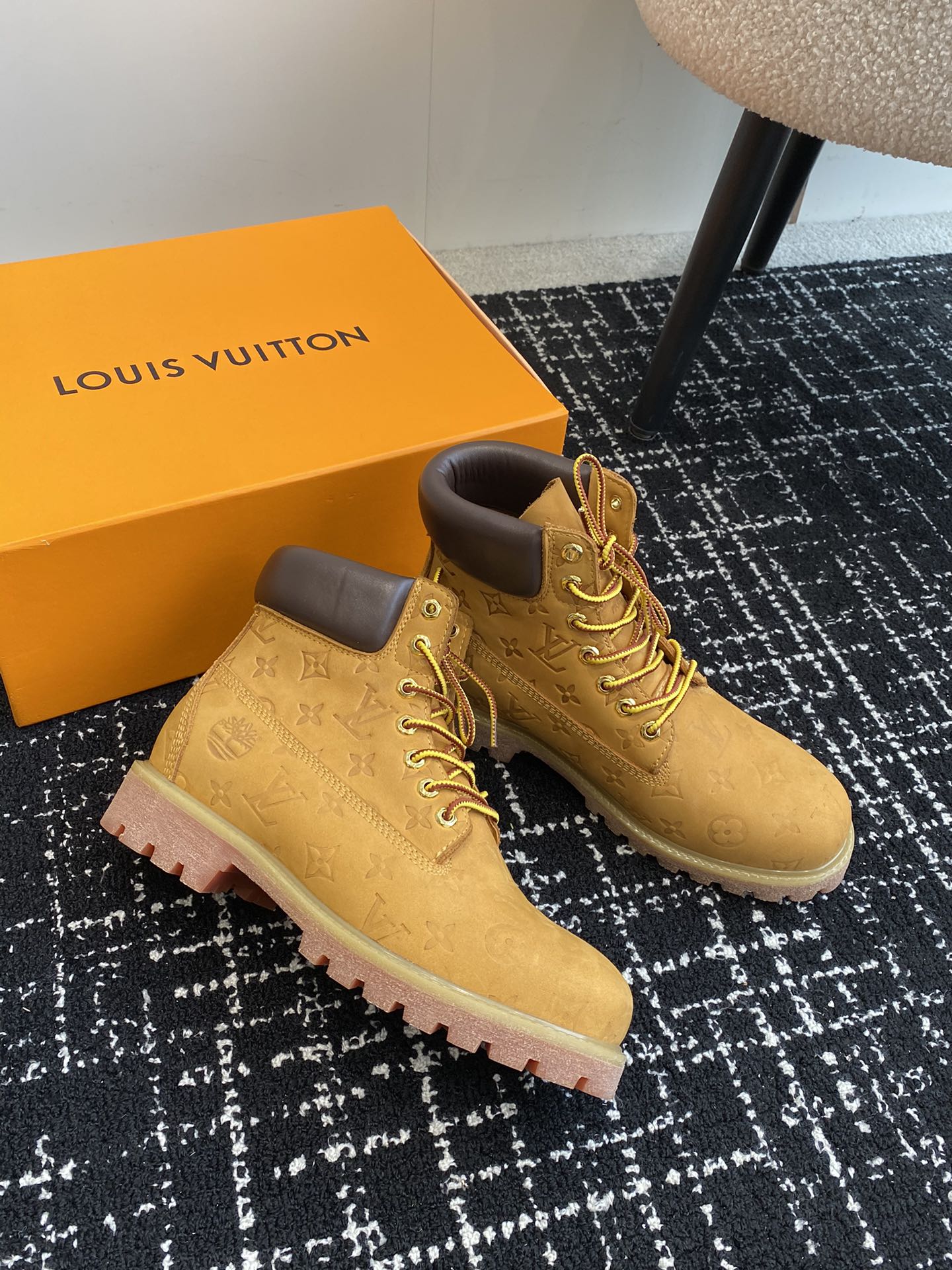 LouisVuittonxTimberland联名ViaInstagramLv24ss早秋添柏岚大黄靴今