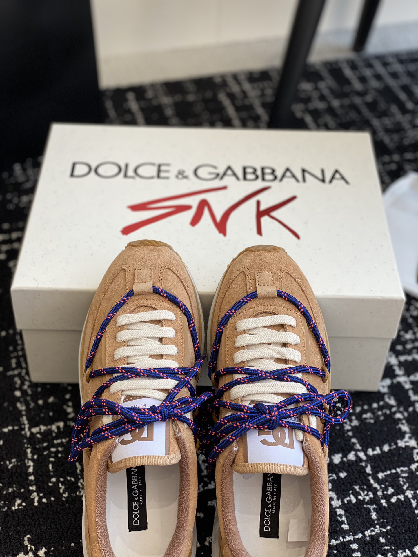 代购级Dolce&Gabbana24ss男款杜嘉班纳春秋爆款老爹鞋休闲运动鞋原版购入开发做货DGTOGE