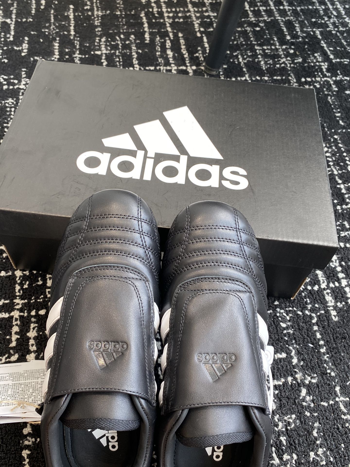 代购级广州版本Adidas阿迪达斯Jennie同款Taekwondo跆拳道鞋三叶草拳击鞋复古休闲运动鞋原