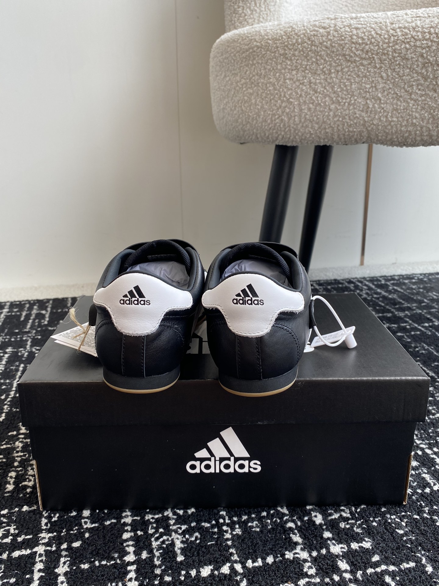 代购级广州版本Adidas阿迪达斯Jennie同款Taekwondo跆拳道鞋三叶草拳击鞋复古休闲运动鞋原