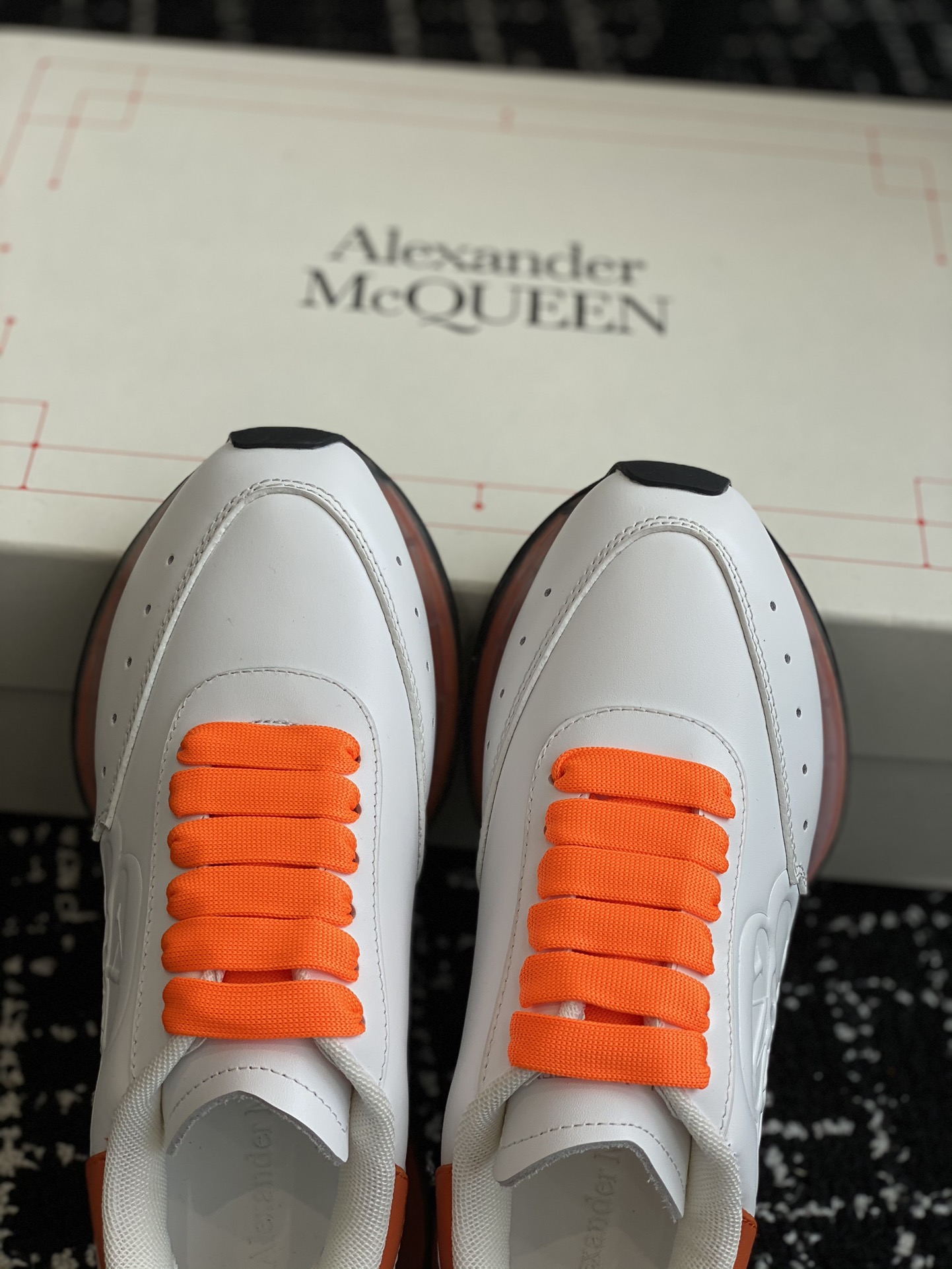 ALEXANDERMCQUEEN/亚历山大麦昆SprintRunner系列情侣款休闲运动鞋小白鞋老爹鞋原