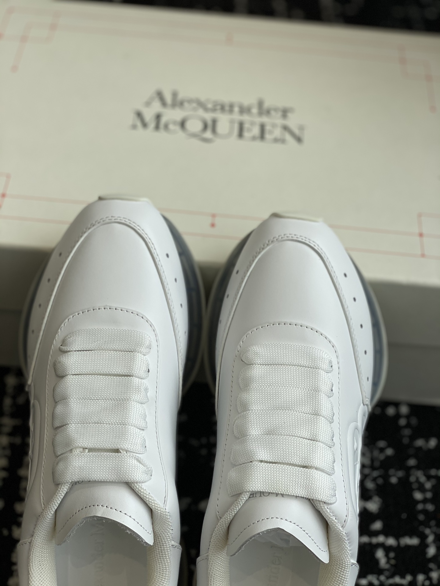 ALEXANDERMCQUEEN/亚历山大麦昆SprintRunner系列情侣款休闲运动鞋小白鞋老爹鞋原