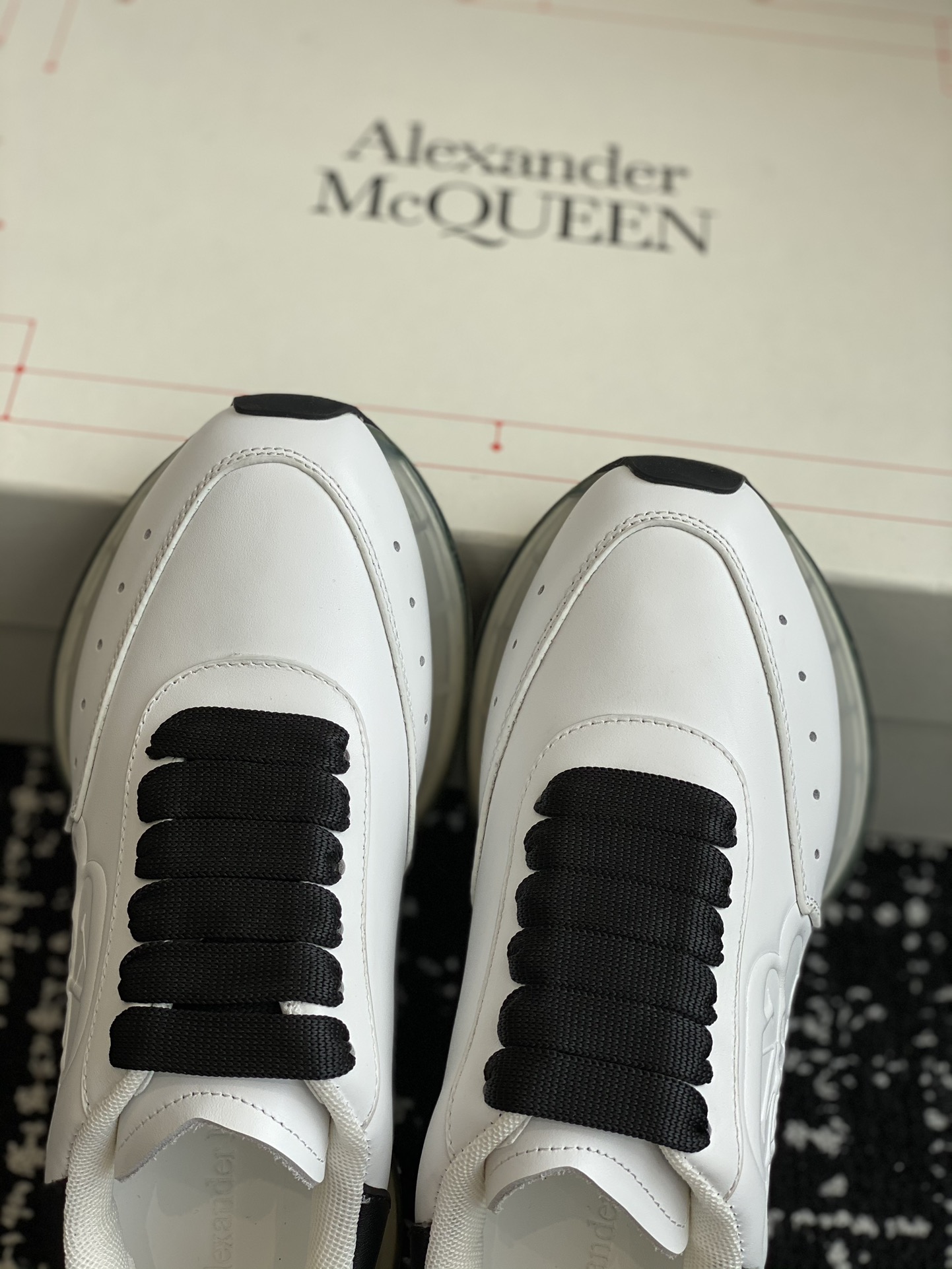 ALEXANDERMCQUEEN/亚历山大麦昆SprintRunner系列情侣款休闲运动鞋小白鞋老爹鞋原