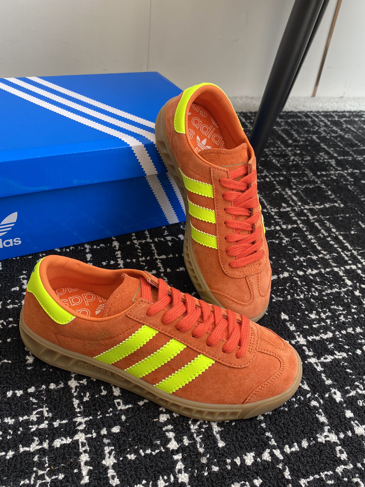 Adidas阿迪达斯Hamburg系列三叶草德训鞋休闲运动鞋原版购入开发做货adidasHamburg系