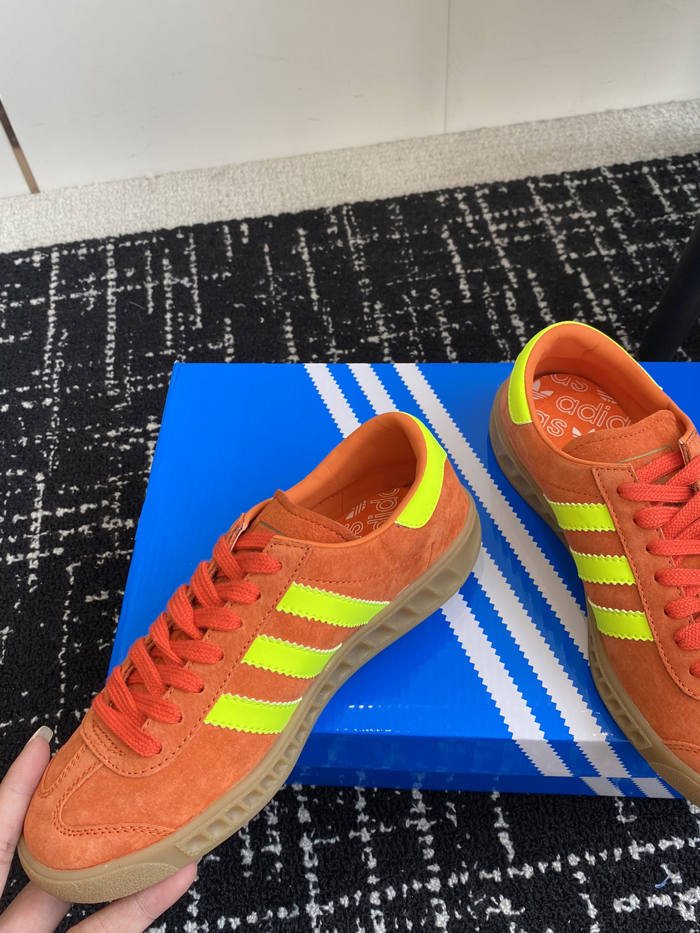 Adidas阿迪达斯Hamburg系列三叶草德训鞋休闲运动鞋原版购入开发做货adidasHamburg系