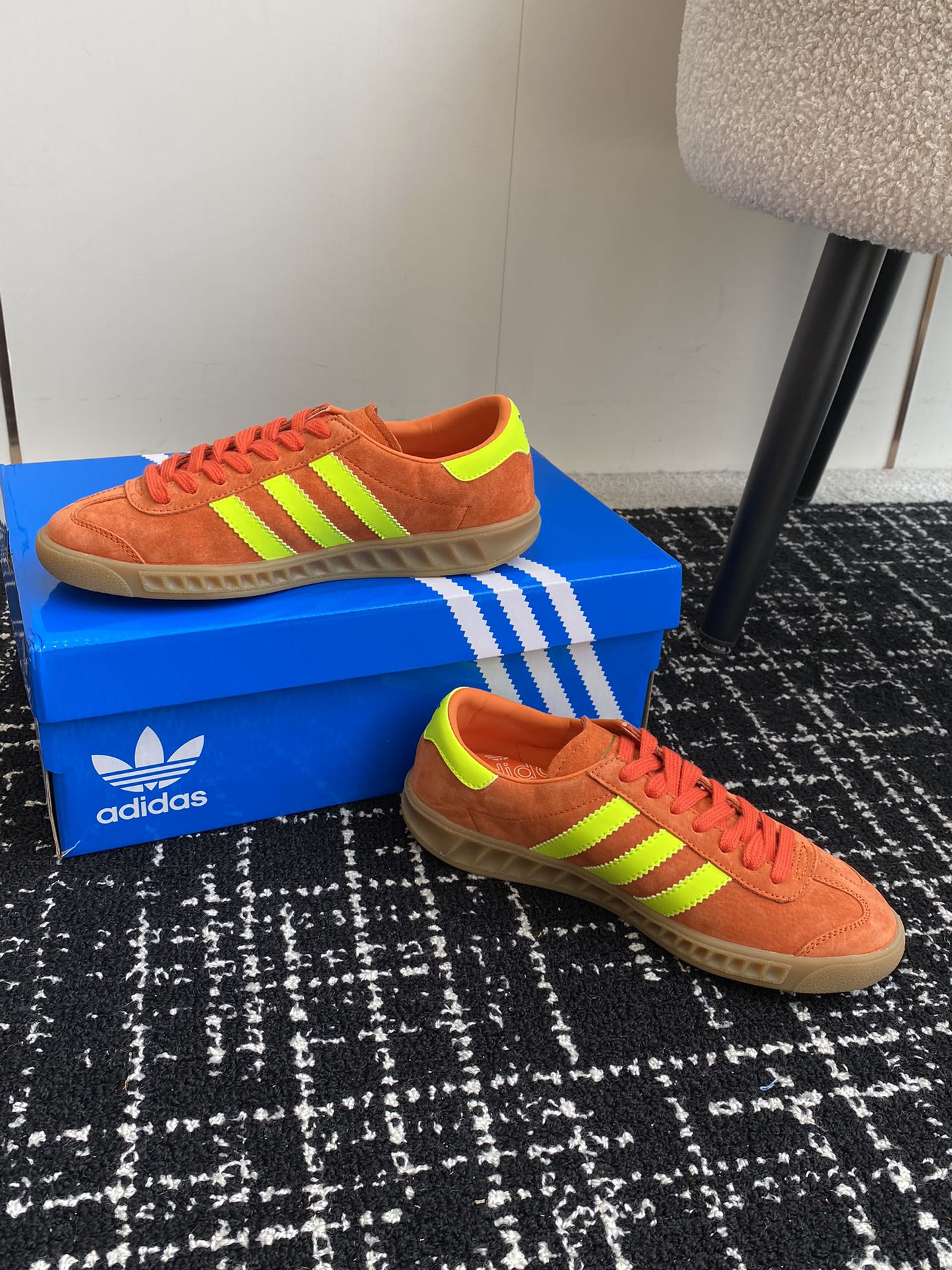 Adidas阿迪达斯Hamburg系列三叶草德训鞋休闲运动鞋原版购入开发做货adidasHamburg系