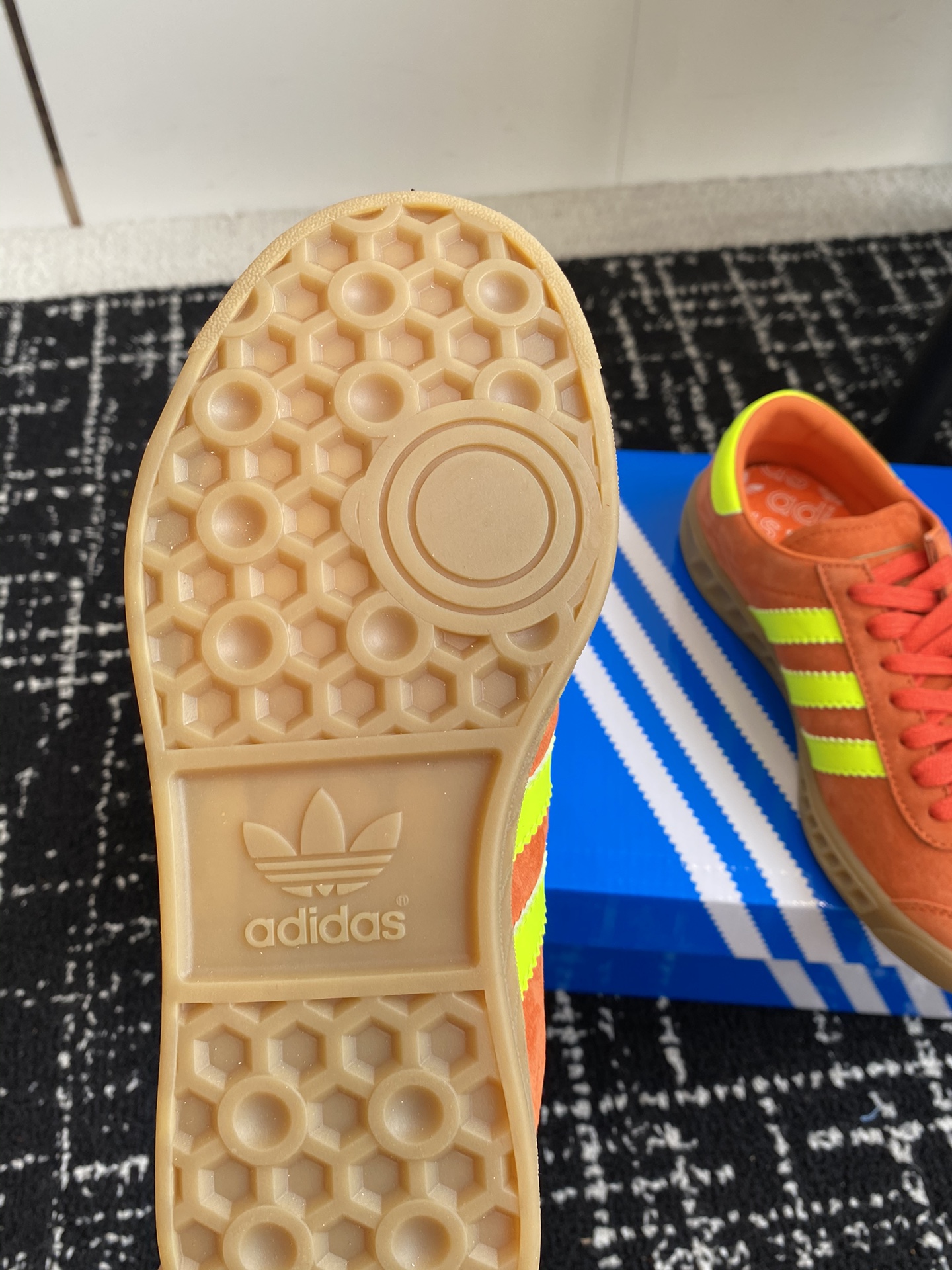 Adidas阿迪达斯Hamburg系列三叶草德训鞋休闲运动鞋原版购入开发做货adidasHamburg系